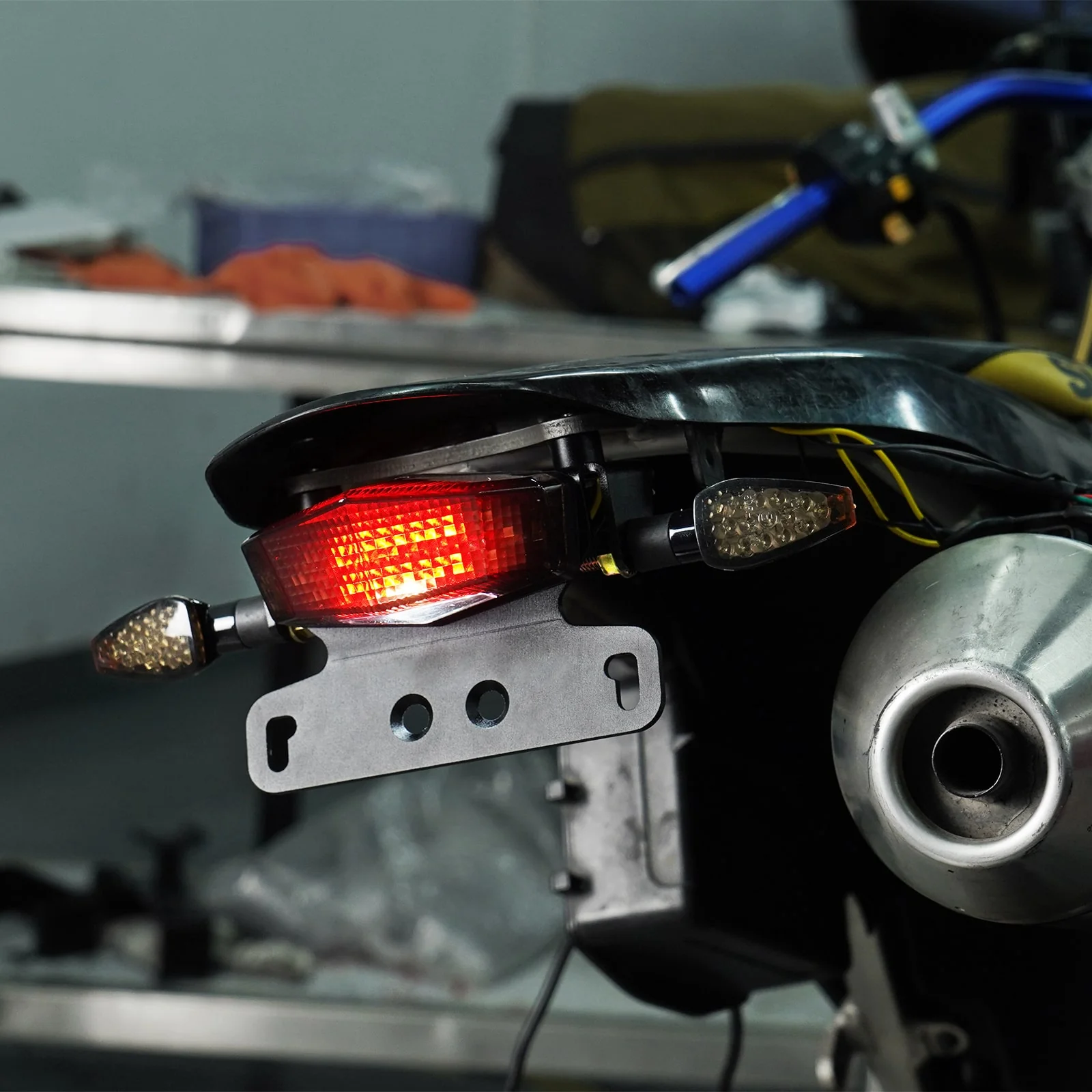 Rear Tail Tidy Fender Eliminator LED Brake Light For Suzuki DRZ400S 2000-2024 - Image 3