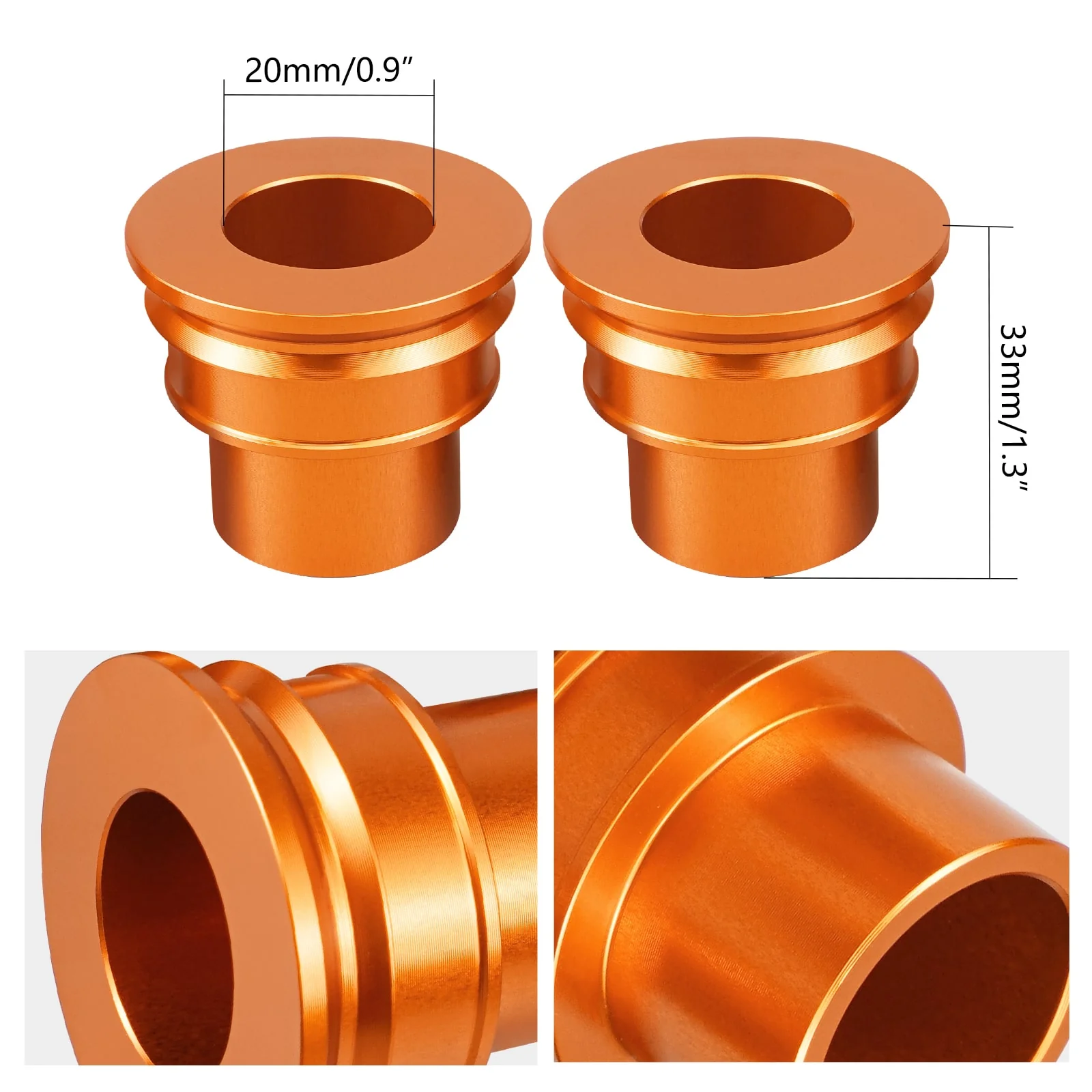 Rear Wheel Spacers For KTM 350 500 EXC-F 2003-2015 - Image 16