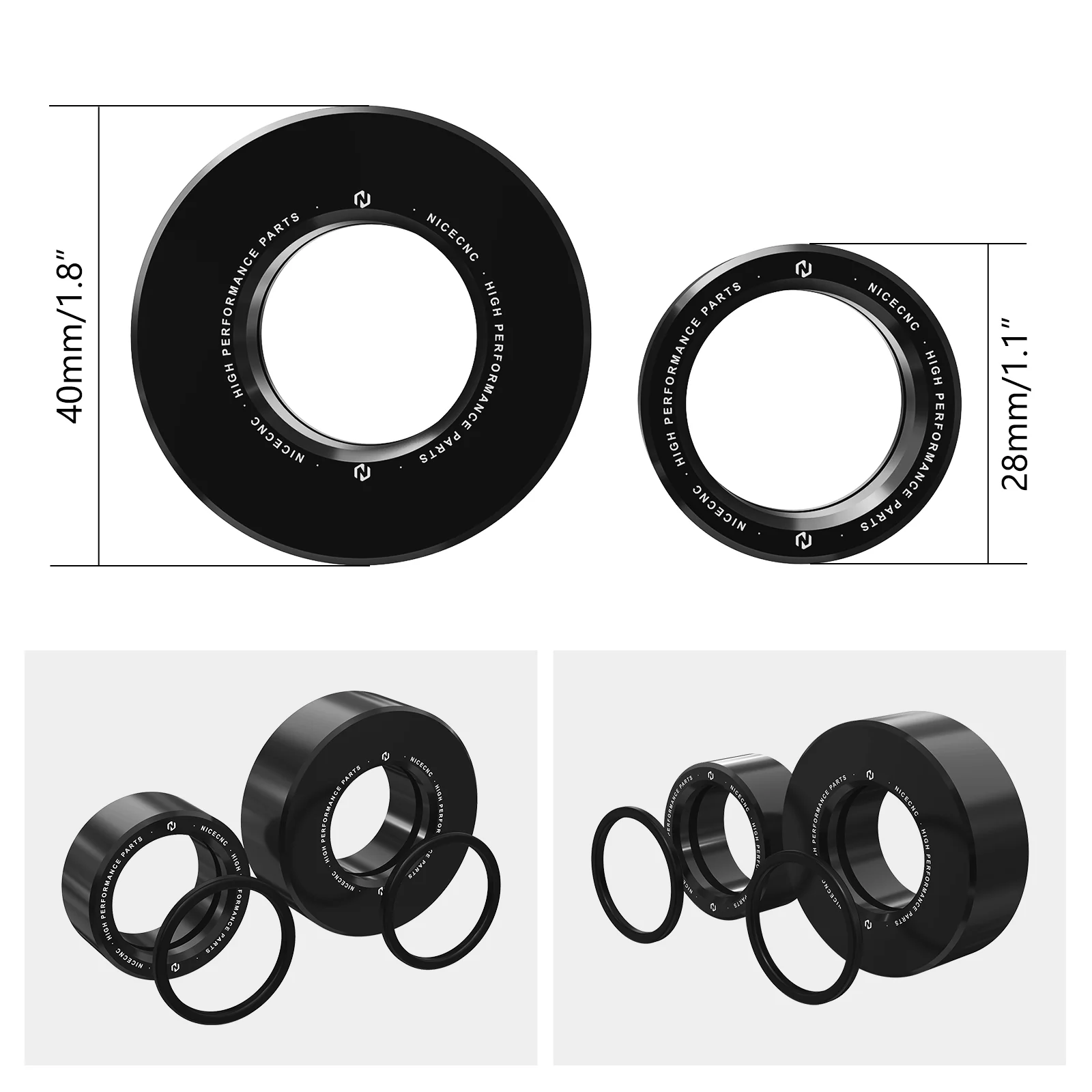 Rear Wheel Spacers For Yamaha Tenere 700 /XTZ700 2019-2024 - Image 8