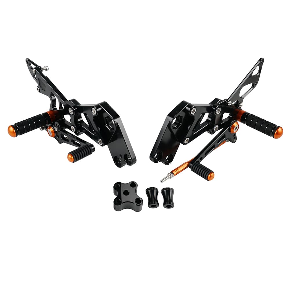 Rearset Foot Pegs Rear Set Footrests for KTM RC 125 200 390 - Image 10