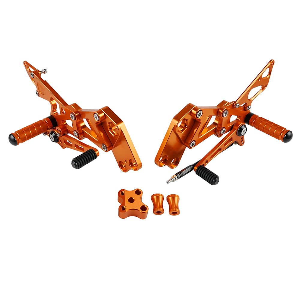 Rearset Foot Pegs Rear Set Footrests for KTM RC 125 200 390 - Image 5