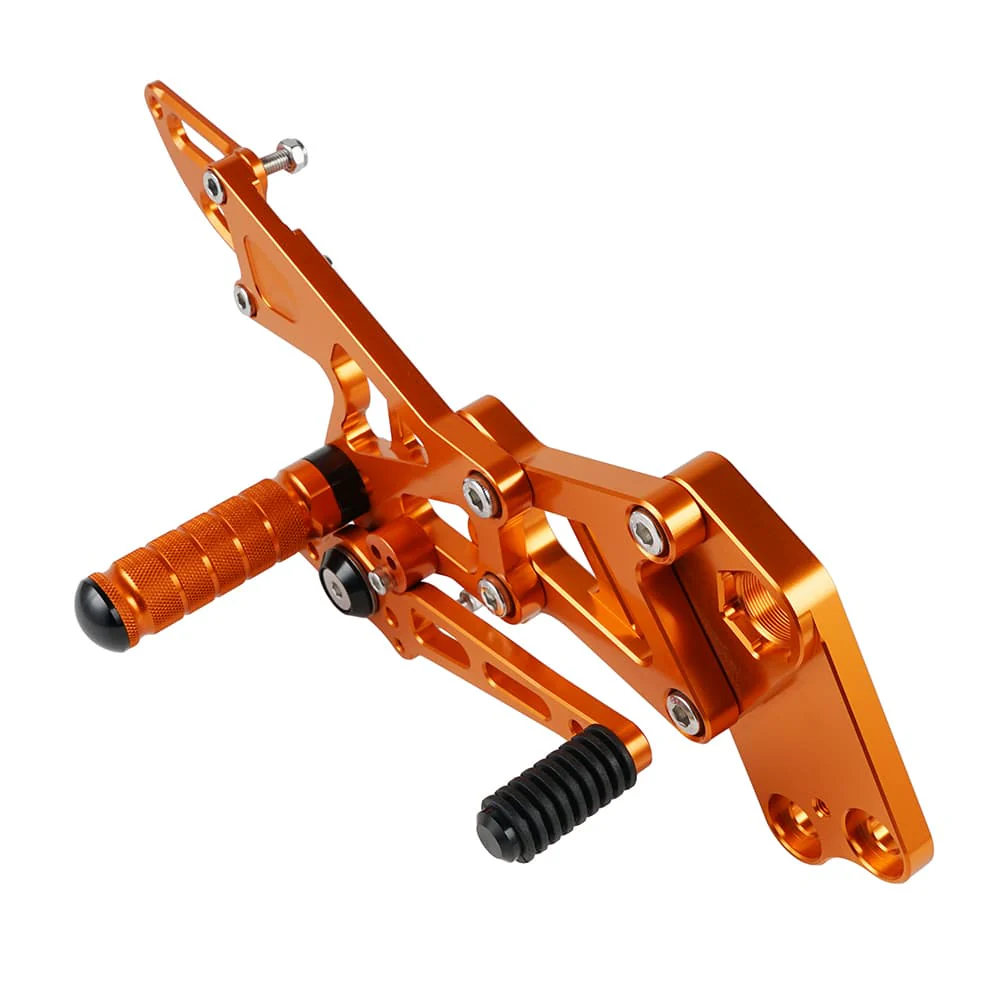 Rearset Foot Pegs Rear Set Footrests for KTM RC 125 200 390 - Image 7