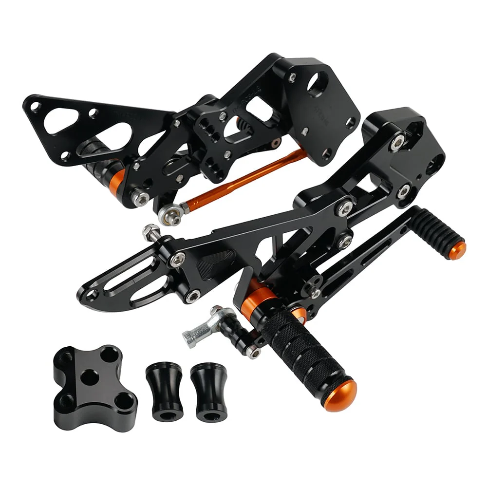 Rearset Foot Pegs Rear Set Footrests for KTM RC 125 200 390 - Image 9