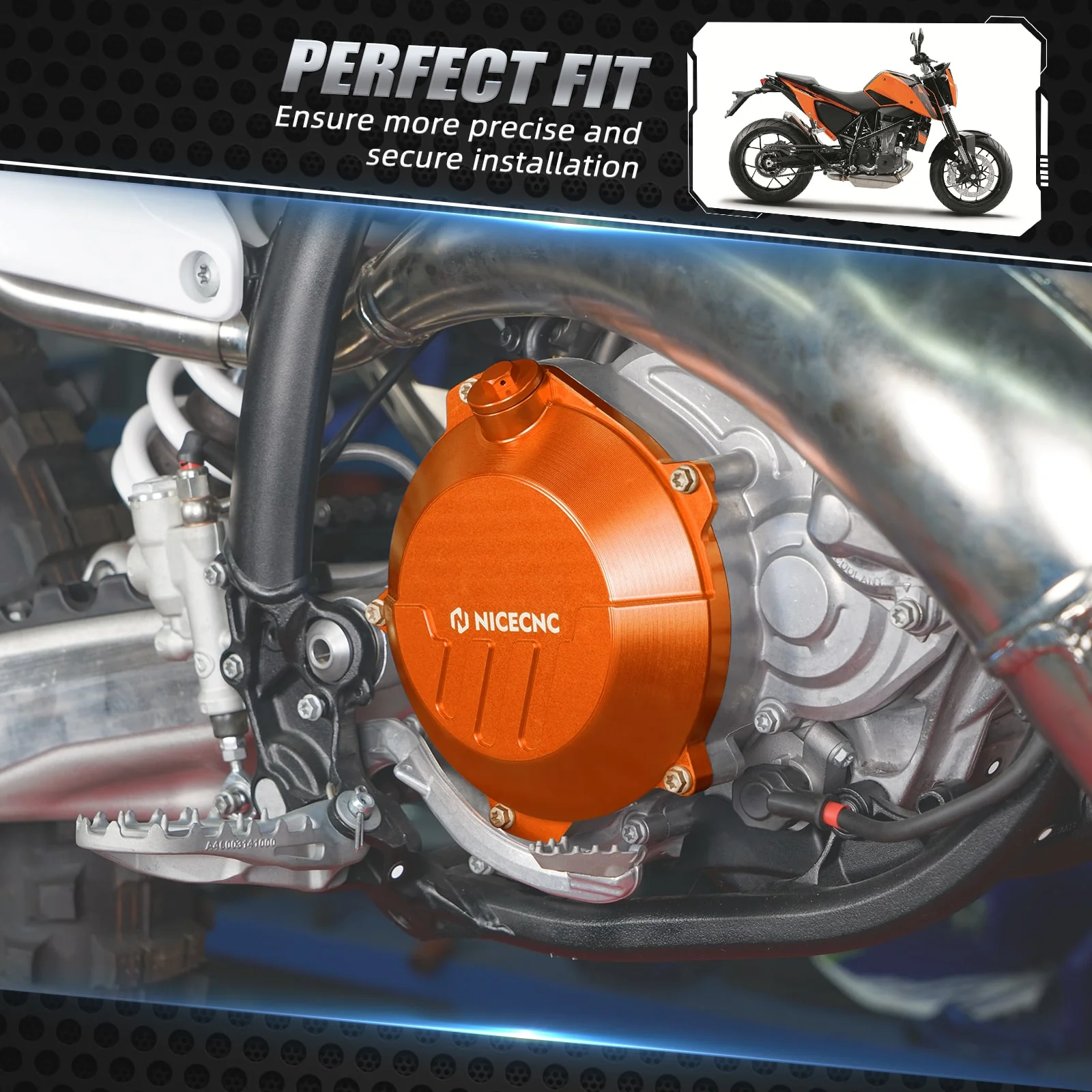 Reinforced Clutch Cover Guard For 2024 KTM 250/300 EXC XCW Husqvarna 250 300 TE GasGas EX MC EC 250/300 - Image 13