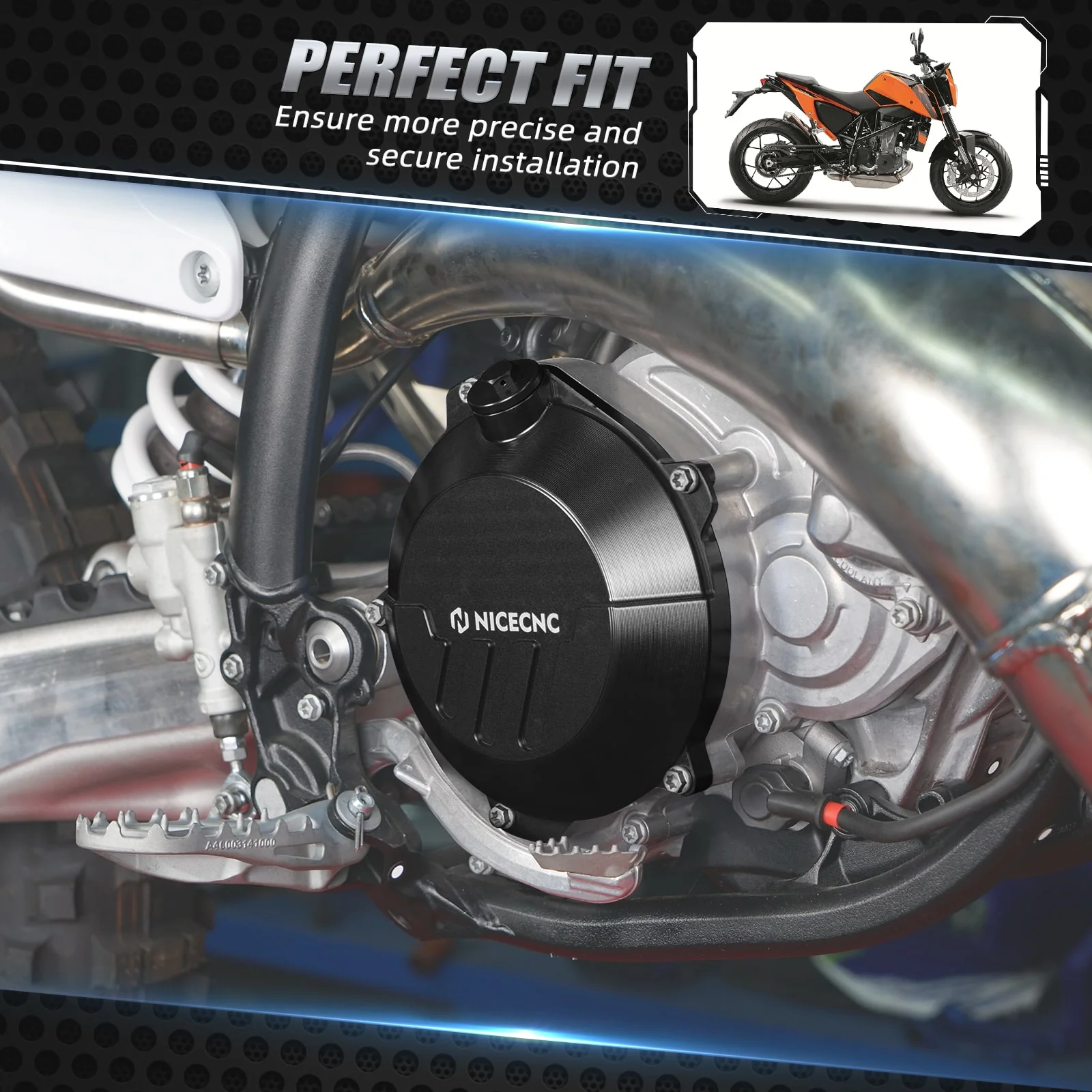 Reinforced Clutch Cover Guard For 2024 KTM 250/300 EXC XCW Husqvarna 250 300 TE GasGas EX MC EC 250/300 - Image 29