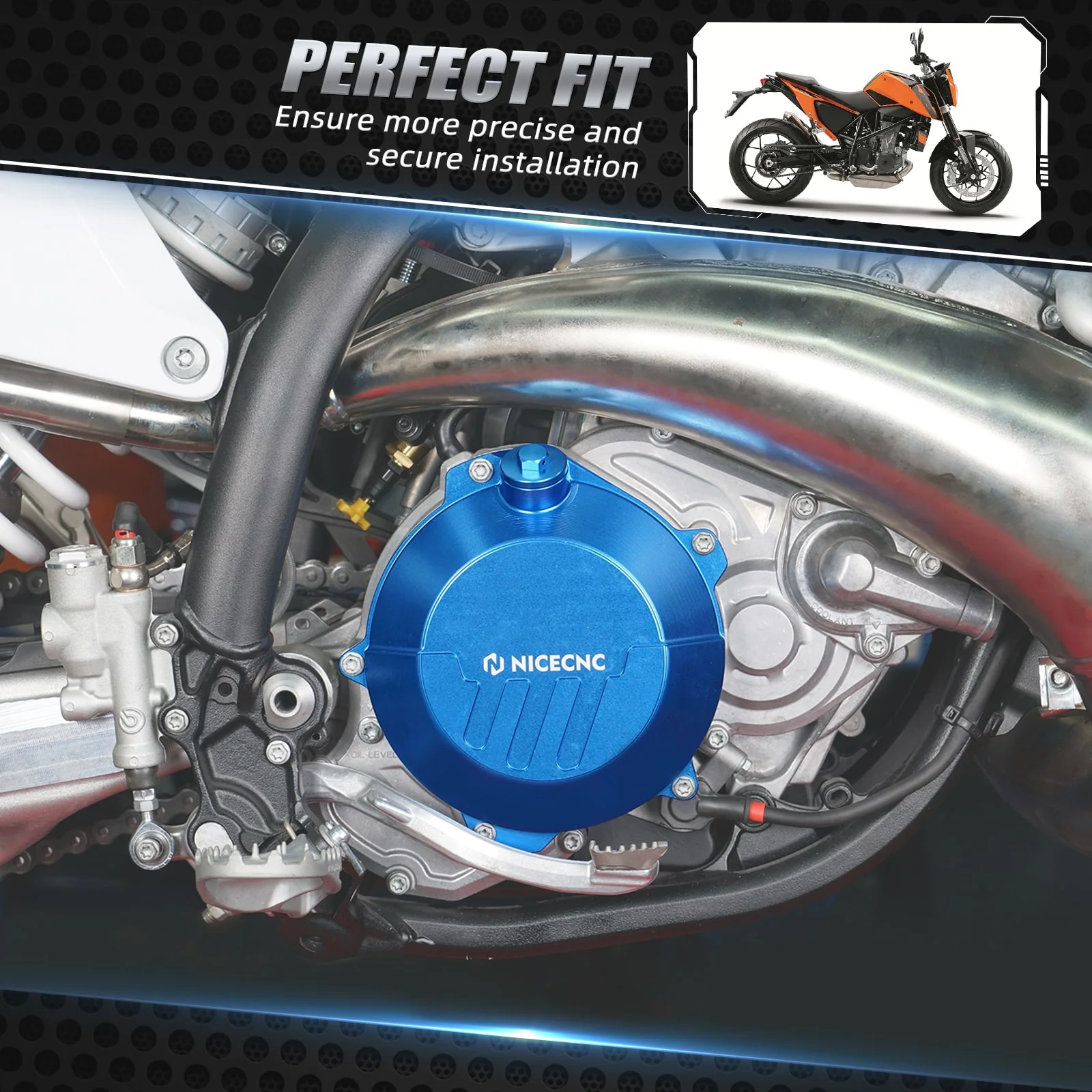 Reinforced Clutch Cover Guard For 2024 KTM 250/300 EXC XCW Husqvarna 250 300 TE GasGas EX MC EC 250/300 - Image 3