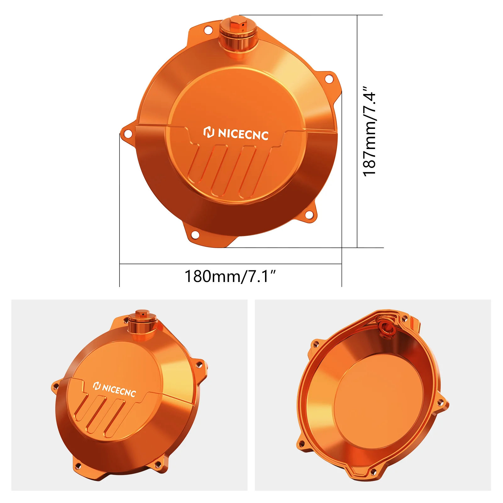 Reinforced Clutch Cover Guard For 2024 KTM 250/300 EXC XCW Husqvarna 250 300 TE GasGas EX MC EC 250/300 - Image 6