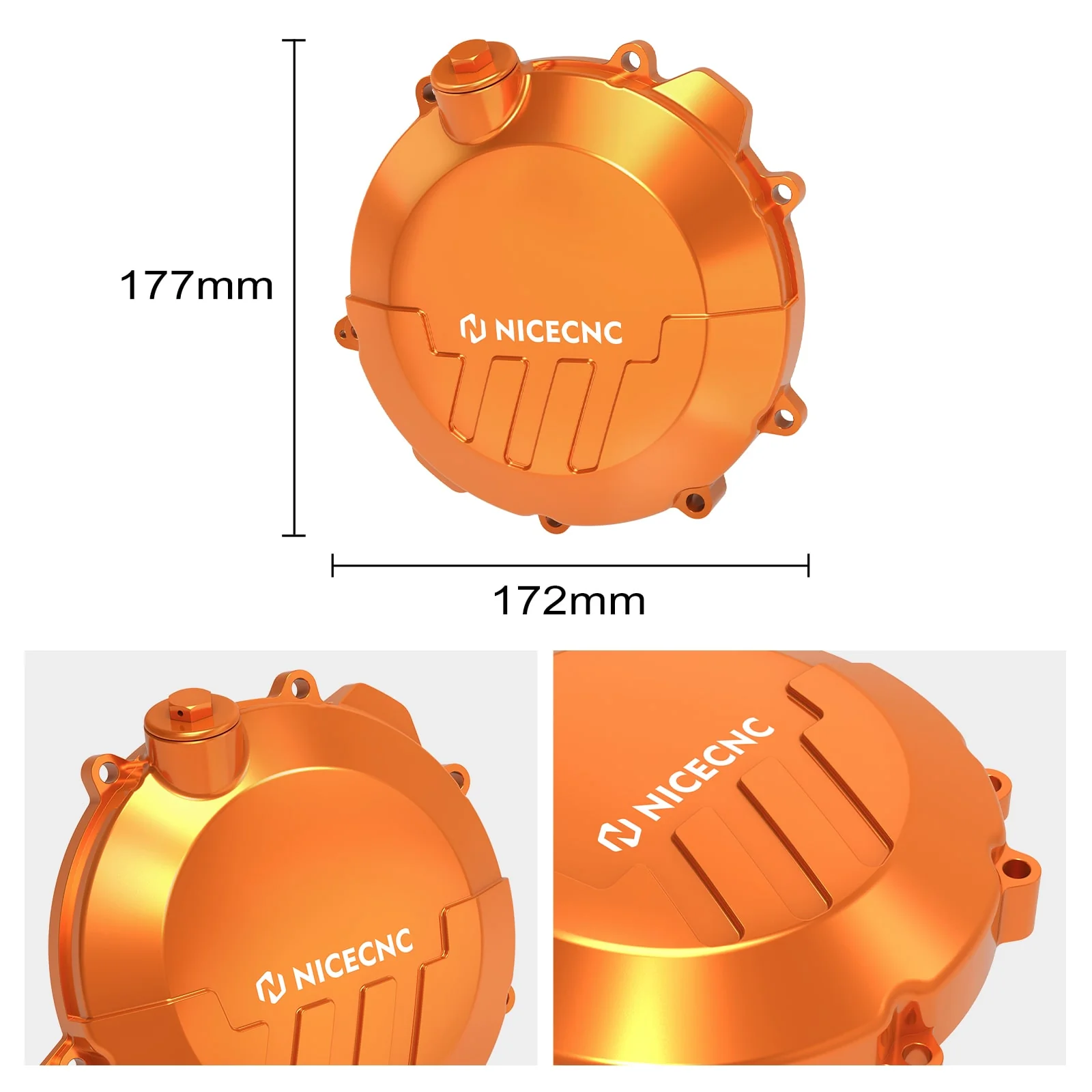 Reinforced Clutch Cover For KTM 250/300 XCW/EXC 17-23 Husqvarna 250/300 TC/TX 17-22 TE 17-23 GasGas - Image 7