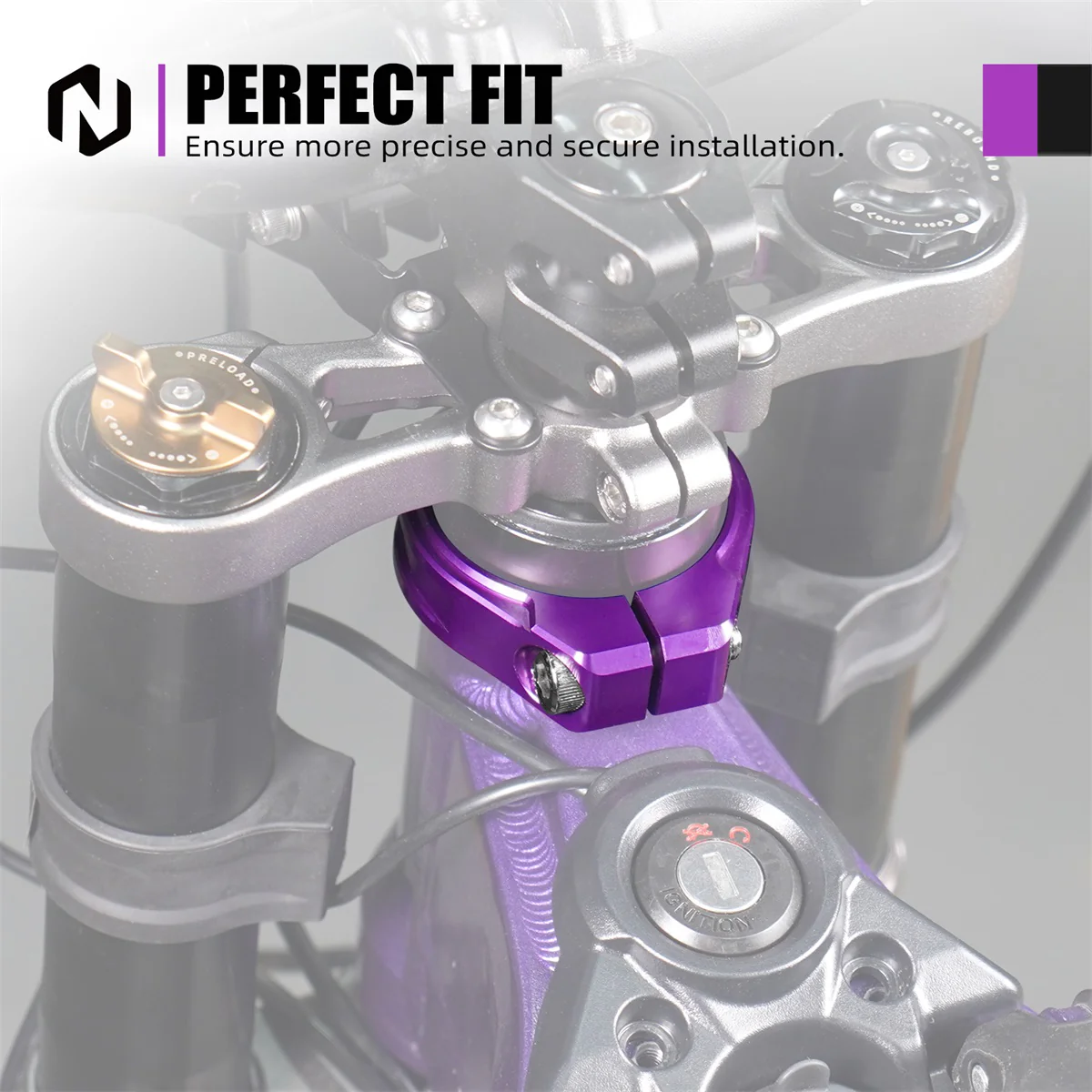 Reinforced Head Tube Frame Brace Clamp For Surron Light Bee X/ S/ L1E Segway X160 X260 - Image 2