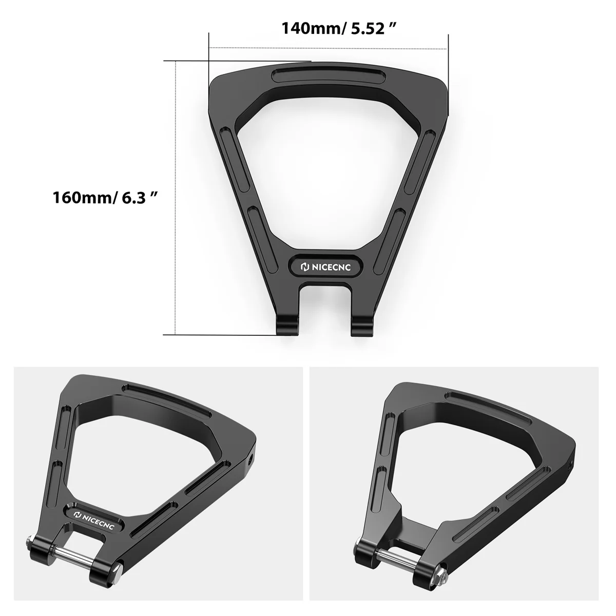 Reinforced Triangle Rear Link Bracket For Surron Light Bee X/ S/ L1E Segway X160 X260 - Image 14