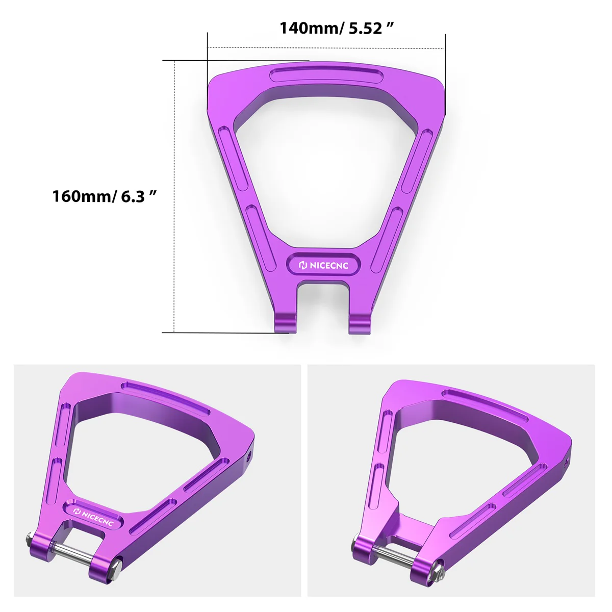 Reinforced Triangle Rear Link Bracket For Surron Light Bee X/ S/ L1E Segway X160 X260 - Image 6