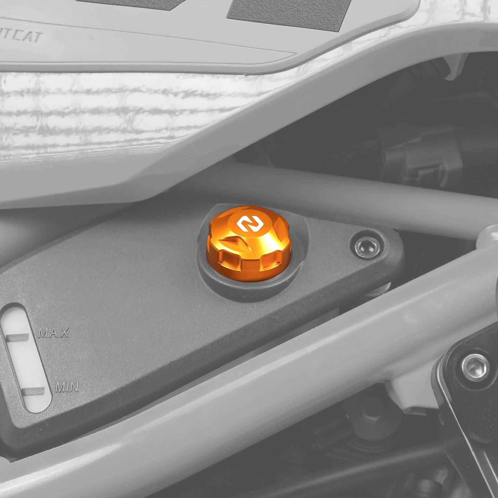 Reservoir Cover Cooling Liquid Bottle Cap with Gasket For KTM 390 / 250 / 125 Duke 2024 - Image 2