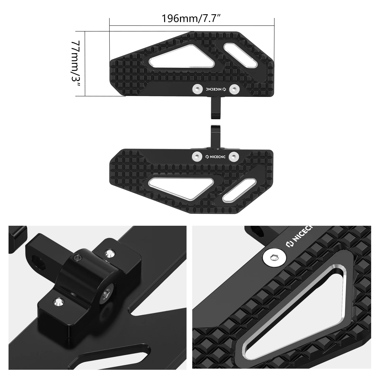 Rider Foot Pegs For Harley Dyna Low Rider Street Bob Super Glide Big V-twin Models - Image 21