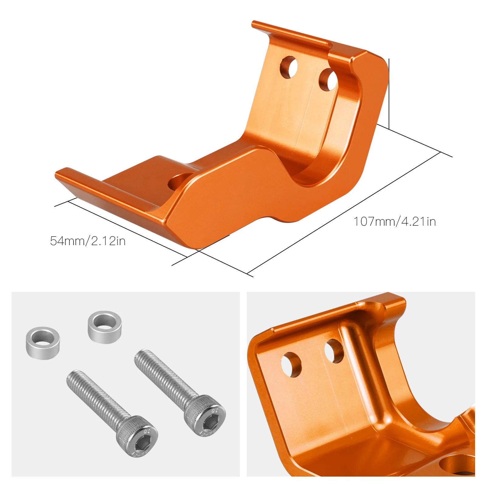 Right Lower Fork Guard Protector For KTM 125-500 Husqvarna 125-501 GasGas - Image 3