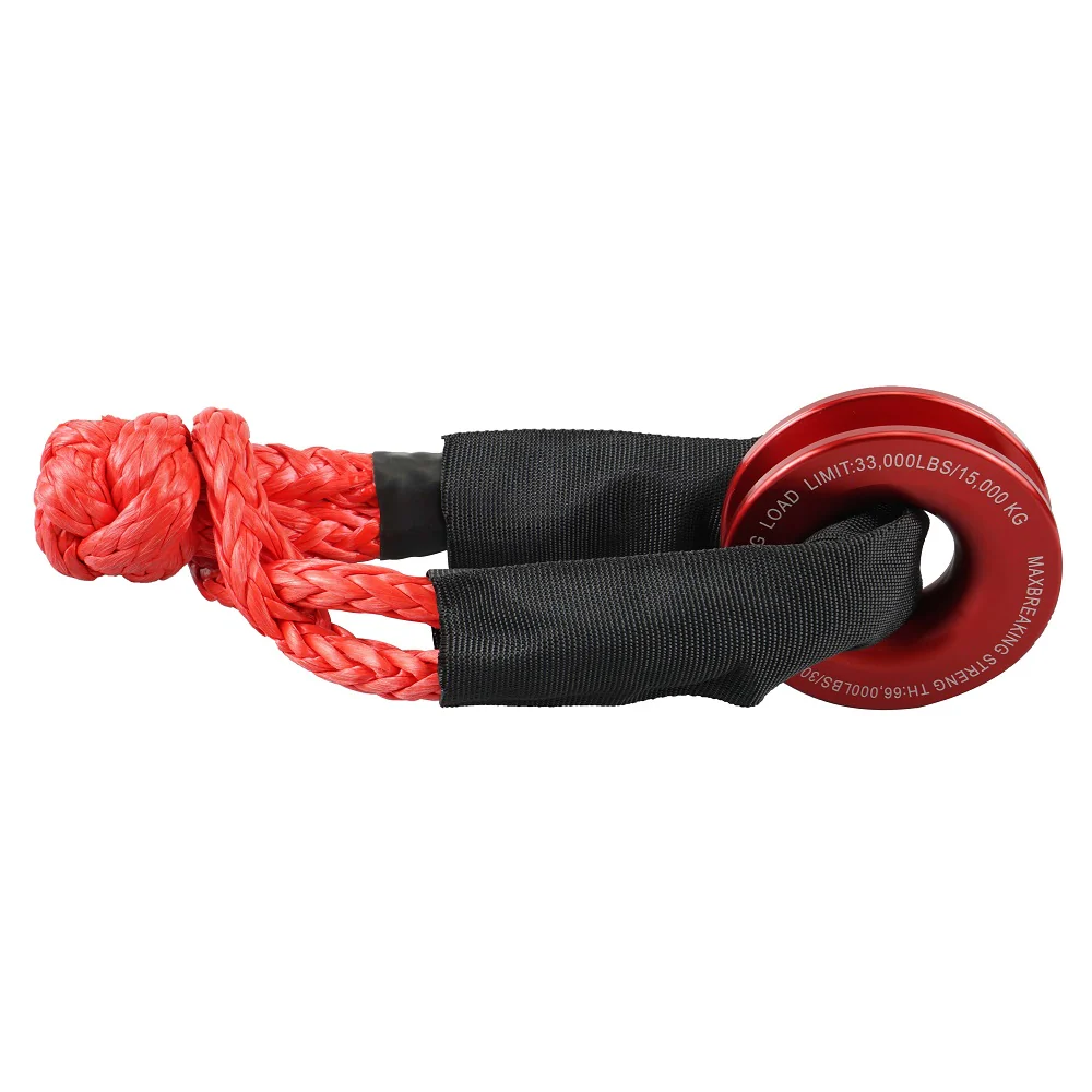 Recovery Ring Snatch Block Pulley 66000lbs For Soft Shackle Tow Winch Off Road - Image 13