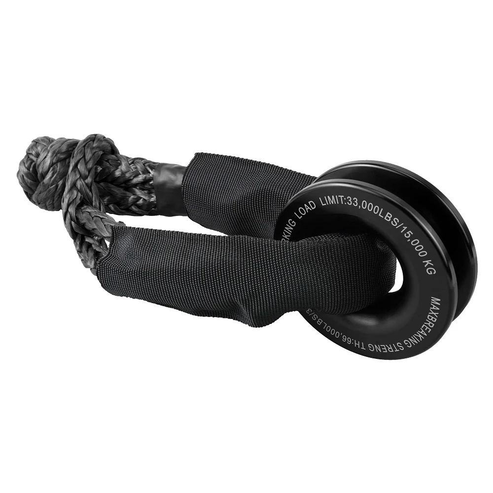 Recovery Ring Snatch Block Pulley 66000lbs For Soft Shackle Tow Winch Off Road - Image 4