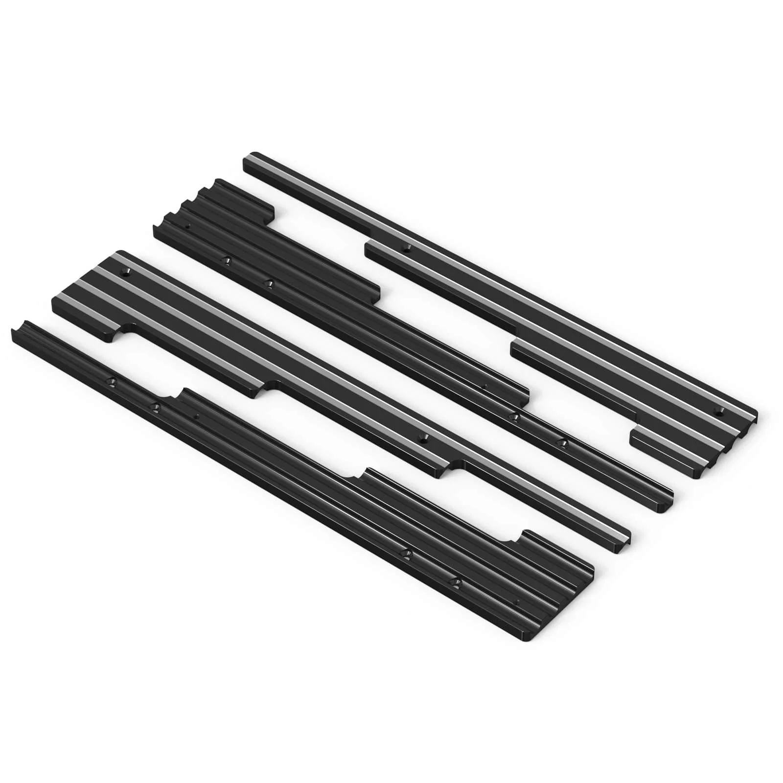 SBC CNC Billet Aluminum  Retro Fin Spark Plug Wire Looms Holders Small Block Chevy - Image 3
