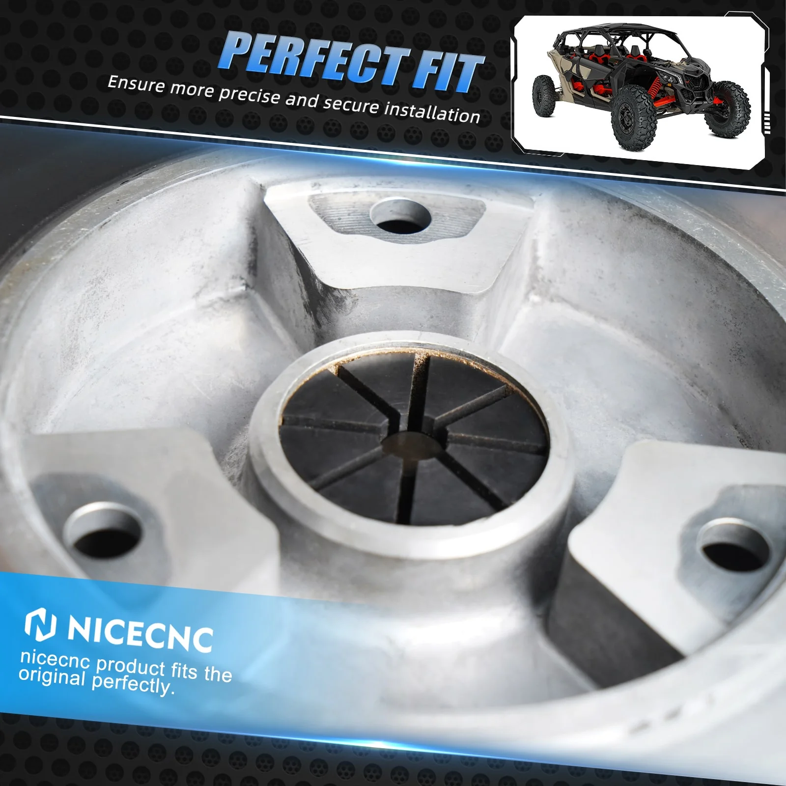 UTV Clutch Cam Bushing Install & Removal Press Tool Kit For Can-Am X3 - Image 3