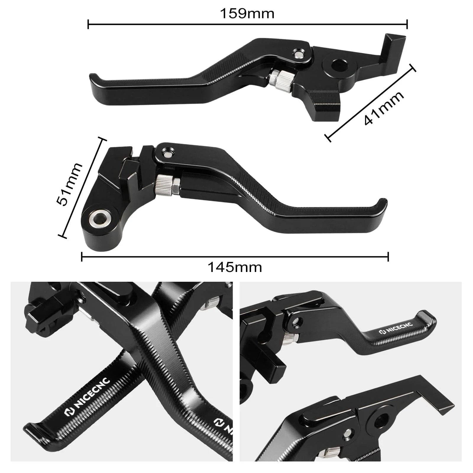 Shorty Brake Clutch Lever for Yamaha MT-07 2018-2020 - Image 5