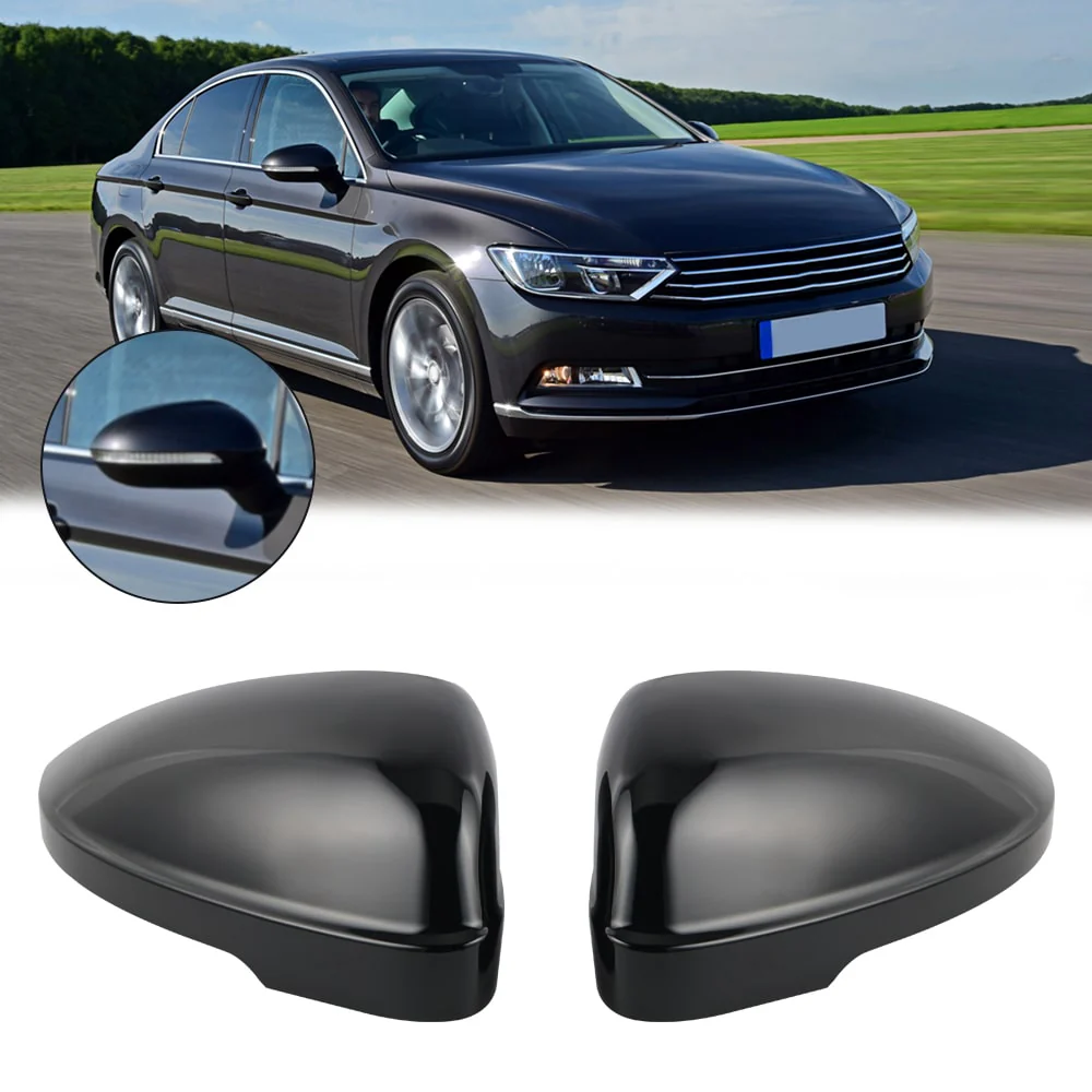 Side Mirror Cap Cover Pair Set ABS for Volkswagen MAGOTAN PASSAT B7 New BORA - Image 10