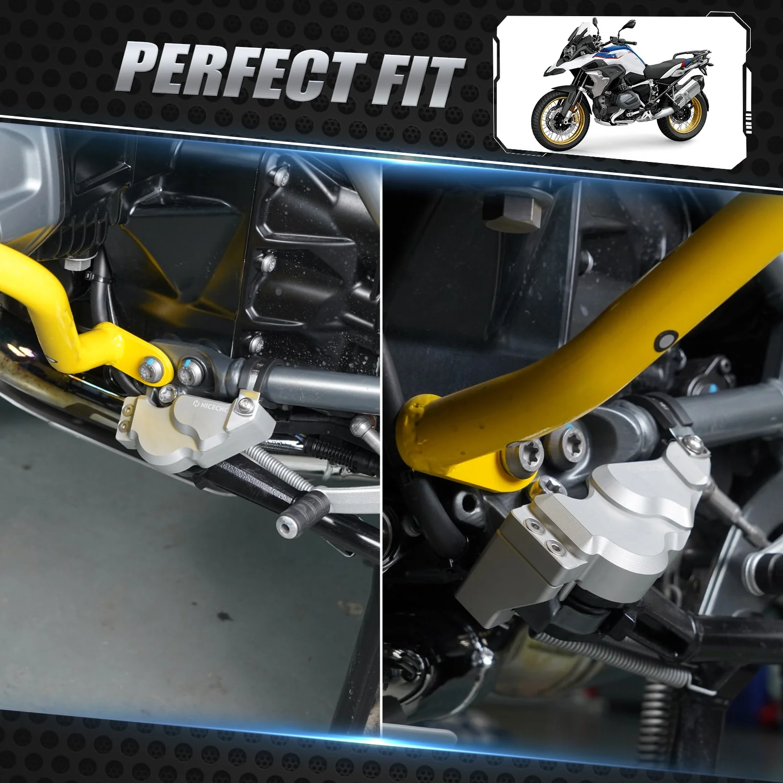 Side Stand Switch Protector Cover For BMW R1200GS 2014-2018 R1250GS Adv 2019-2024 - Image 3