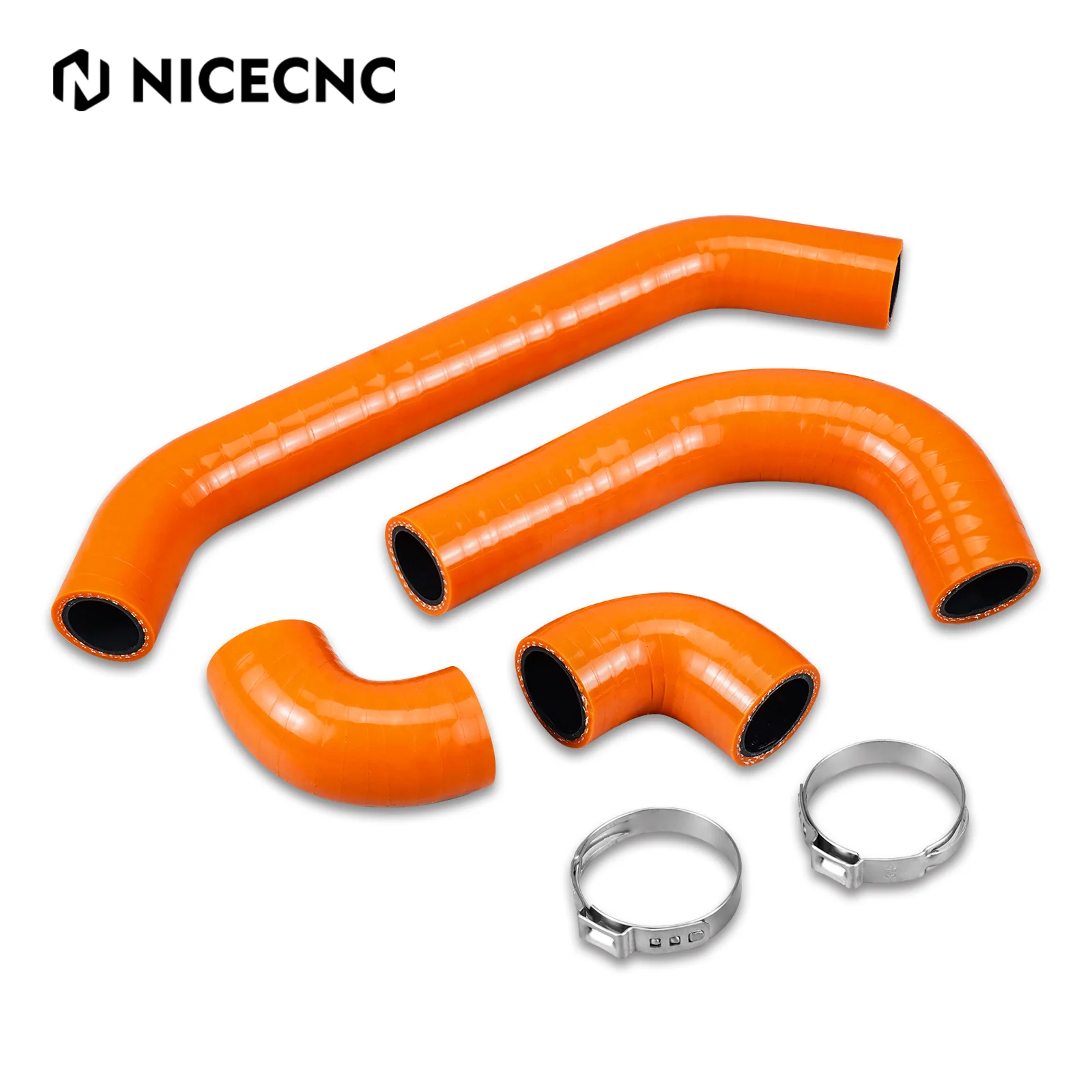 Silicone Radiator Coolant Hose Clamps Kit For KTM Husqvarna GasGas 250-300 2023-2024 - Image 4