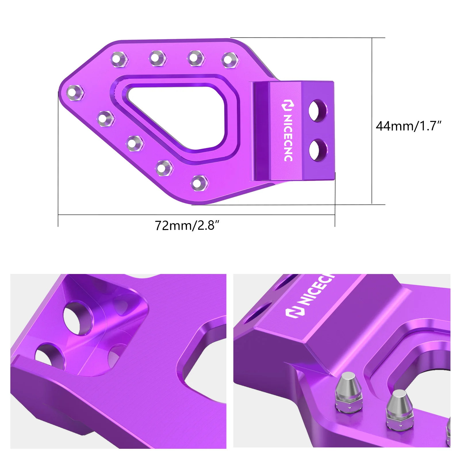 Rear Brake Pedal Step Tip For Stark Varg EX / MX 2024-2025 - Image 3