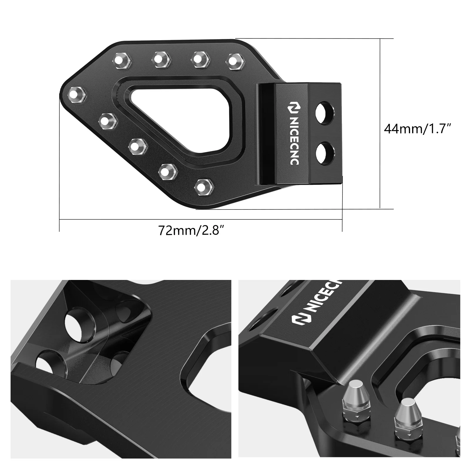 Rear Brake Pedal Step Tip For Stark Varg EX / MX 2024-2025 - Image 4
