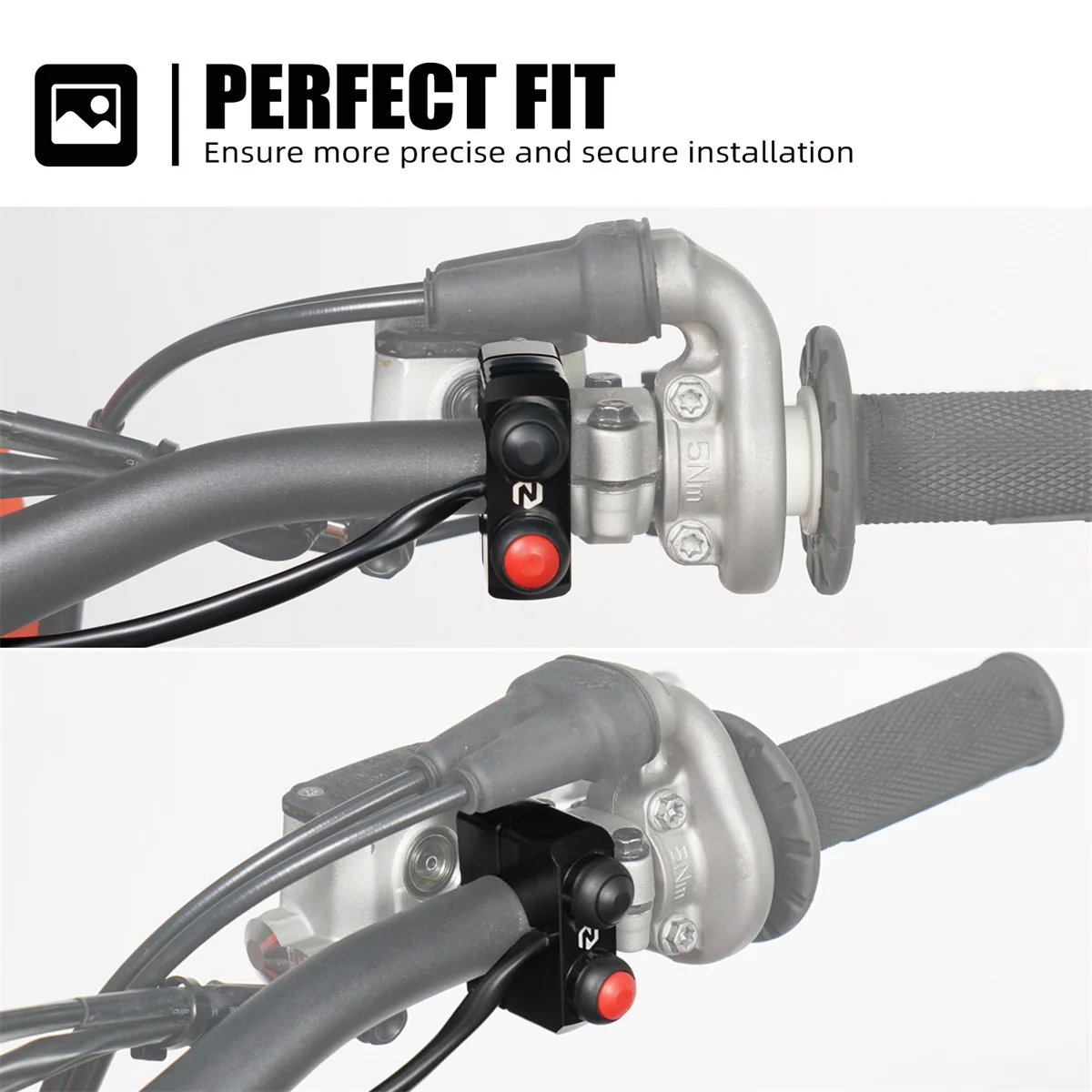 Start Kill Stop Switch For KTM 125-450 XC-F/SX-F 23-25 Husqvarna 150-501 TE FE 24-25 Gas Gas - Image 3