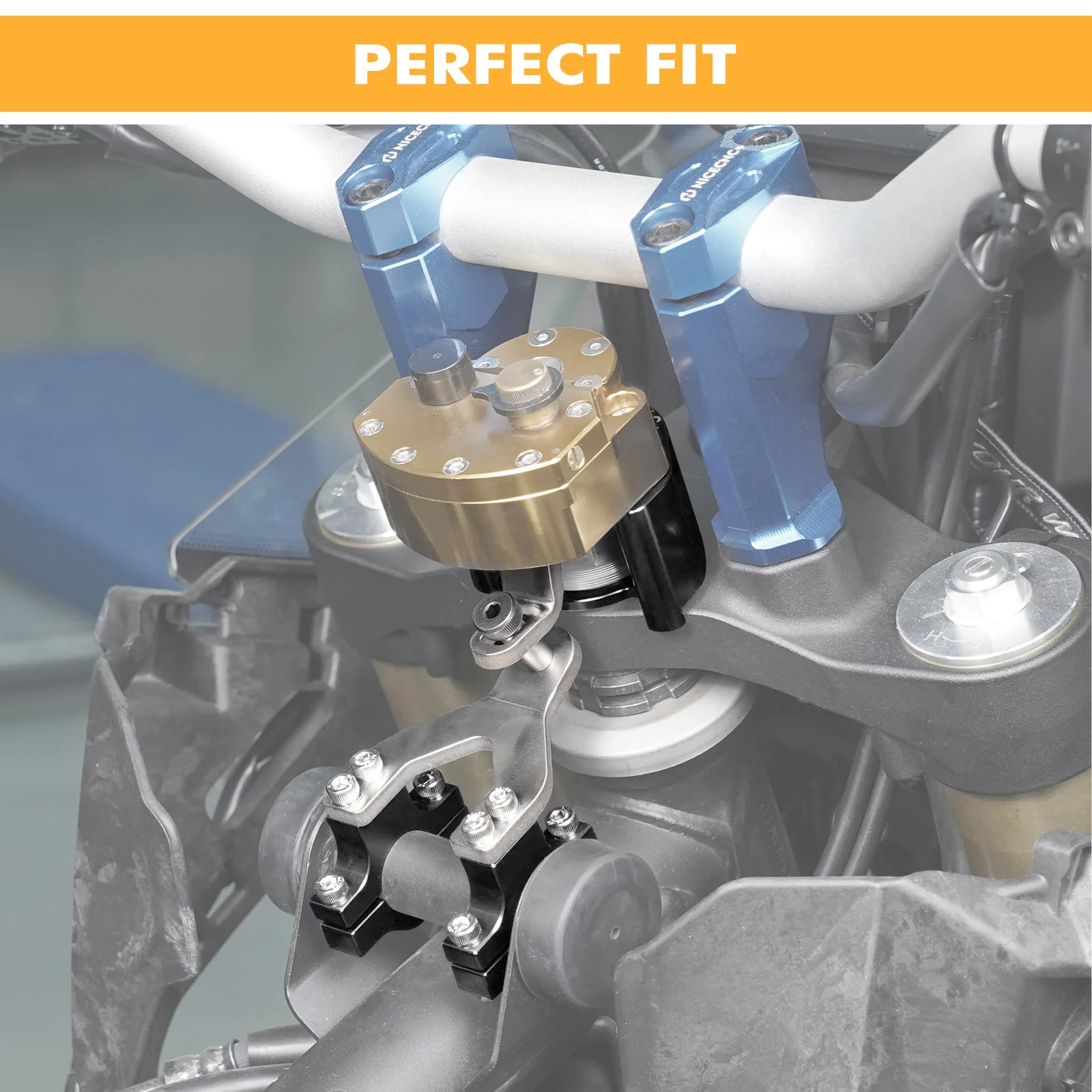 Steering Damper Bracket for Yamaha Tenere 700 / XTZ700 2019-2024 - Image 2