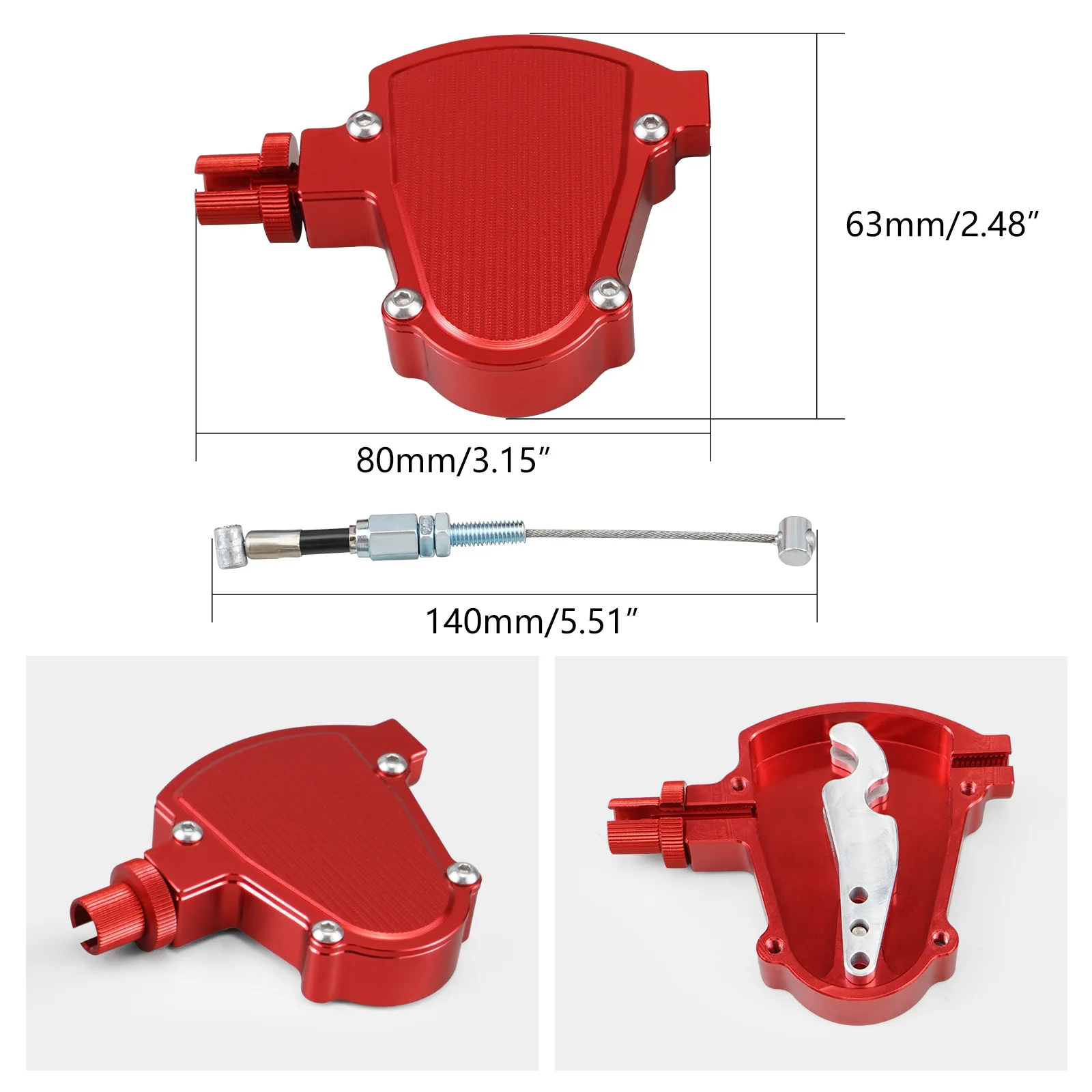 Stunt Clutch Easy Pull Cable System For Honda Kawasaki Suzuki Yamaha Triumph - Image 13
