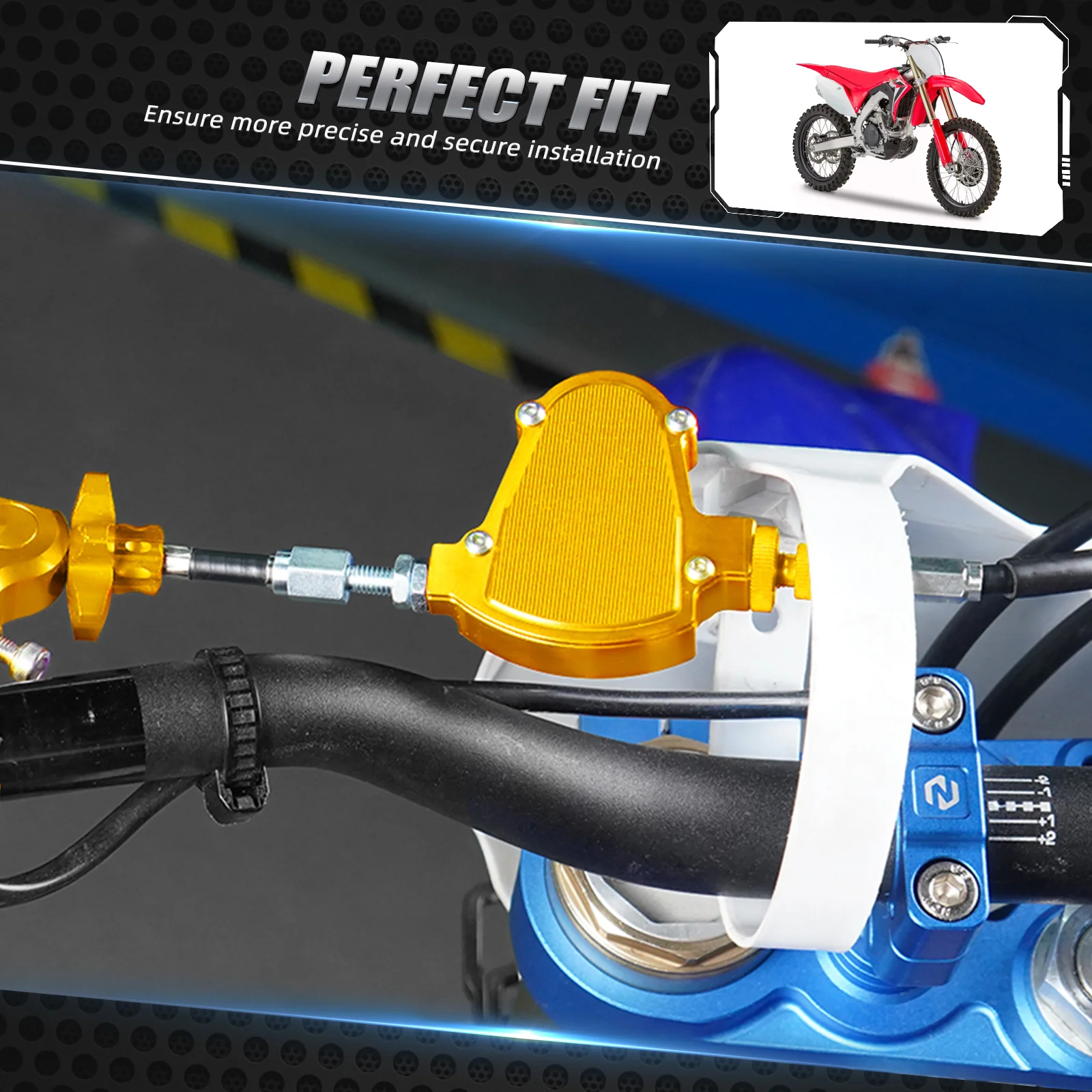 Stunt Clutch Easy Pull Cable System For Honda Kawasaki Suzuki Yamaha Triumph - Image 5