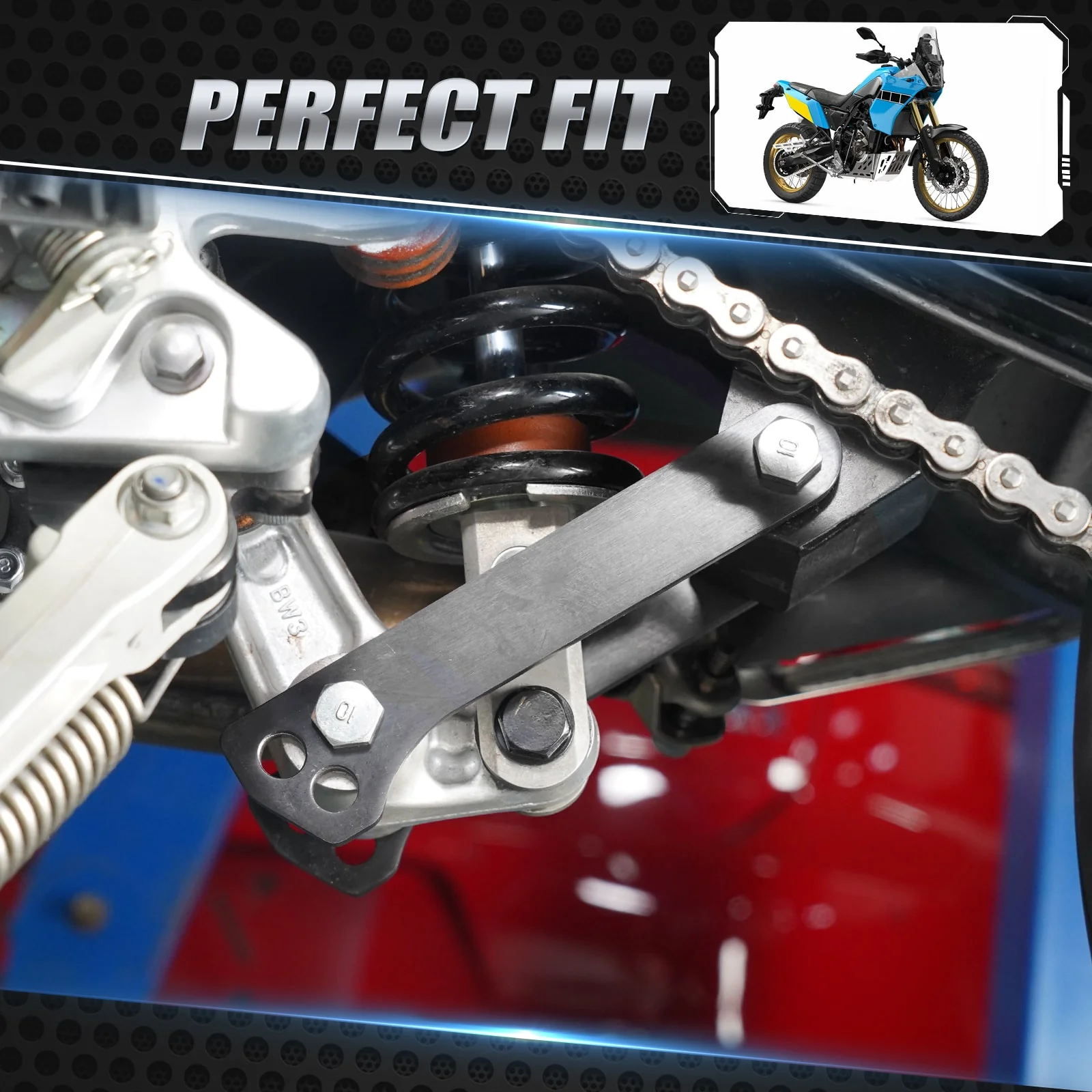 Suspension Lowering / Raising Links For Yamaha Tenere 700 19-24 Rally Edition 20-24 - Image 2