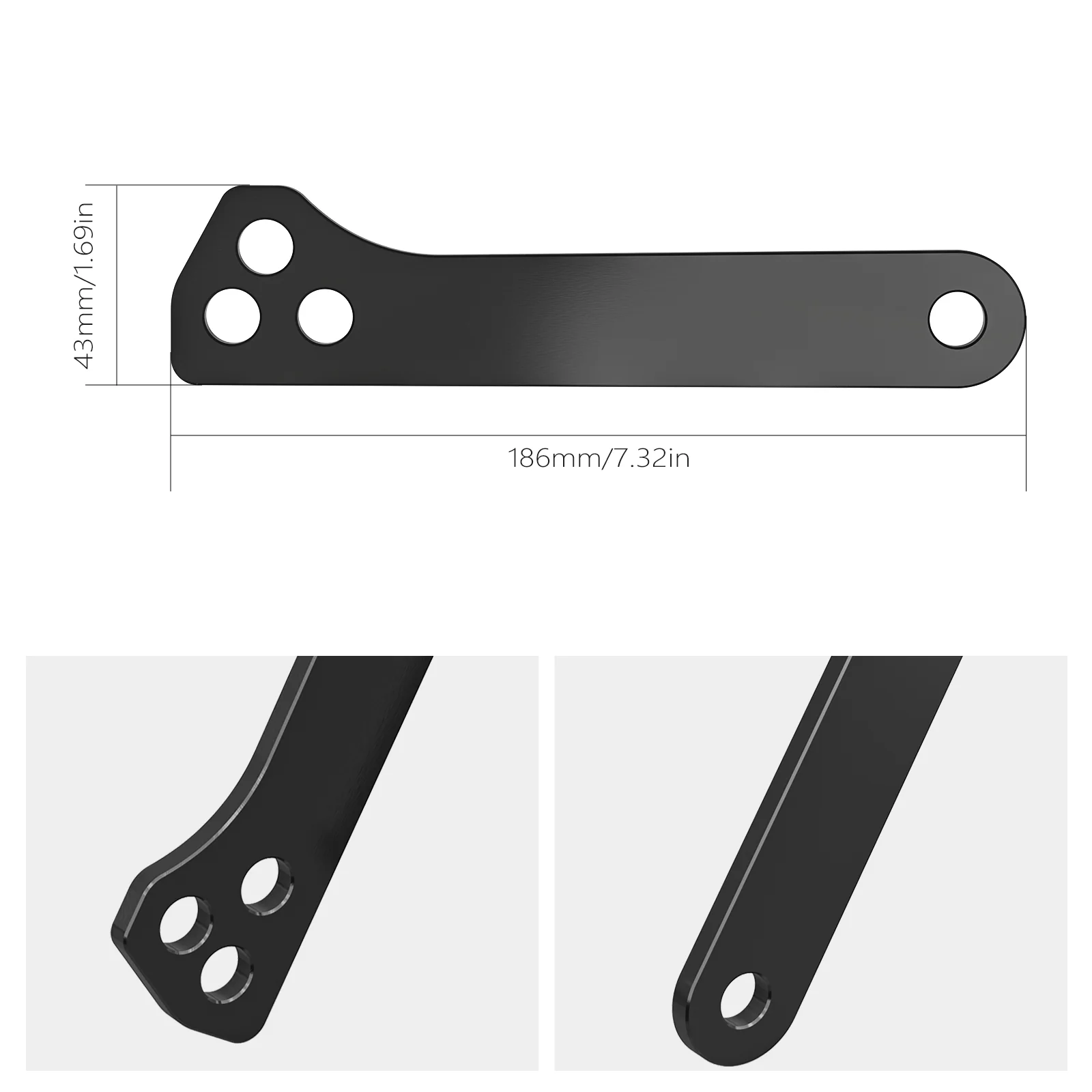 Suspension Lowering / Raising Links For Yamaha Tenere 700 19-24 Rally Edition 20-24 - Image 3