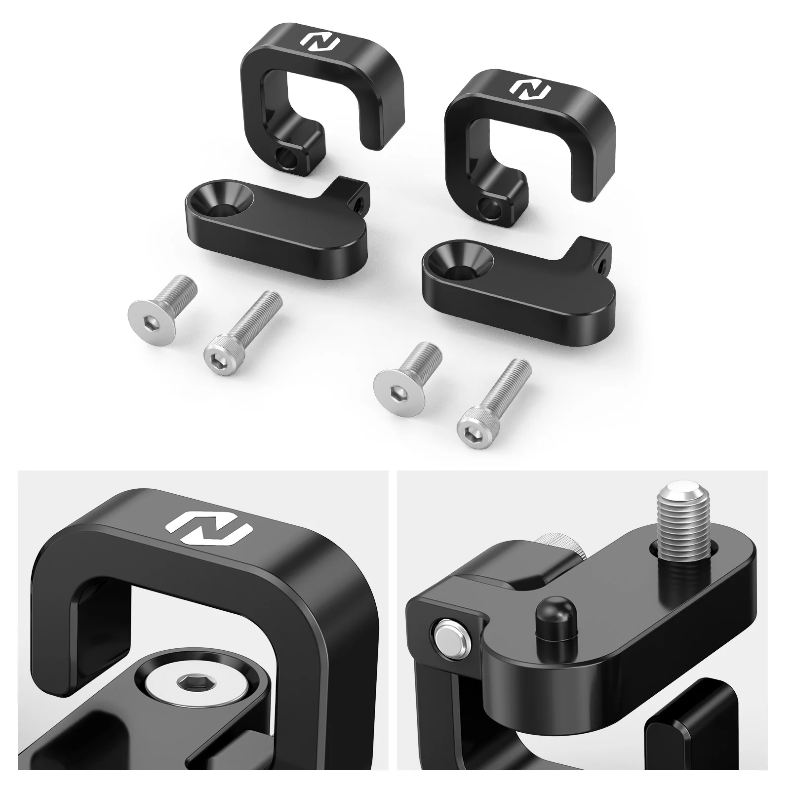 Rear Brake Line Hose Guides Clamps For Suzuki DR650 SE DRZ400S RMZ 250 450 - Image 13