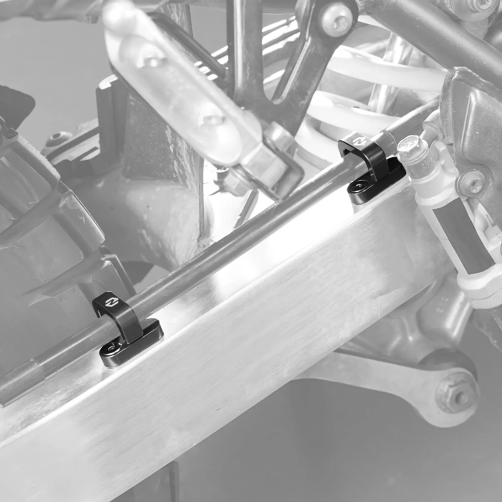Rear Brake Line Hose Guides Clamps For Suzuki DR650 SE DRZ400S RMZ 250 450 - Image 3