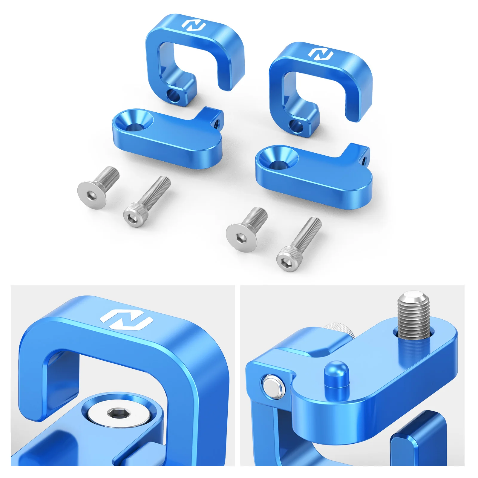 Rear Brake Line Hose Guides Clamps For Suzuki DR650 SE DRZ400S RMZ 250 450 - Image 8