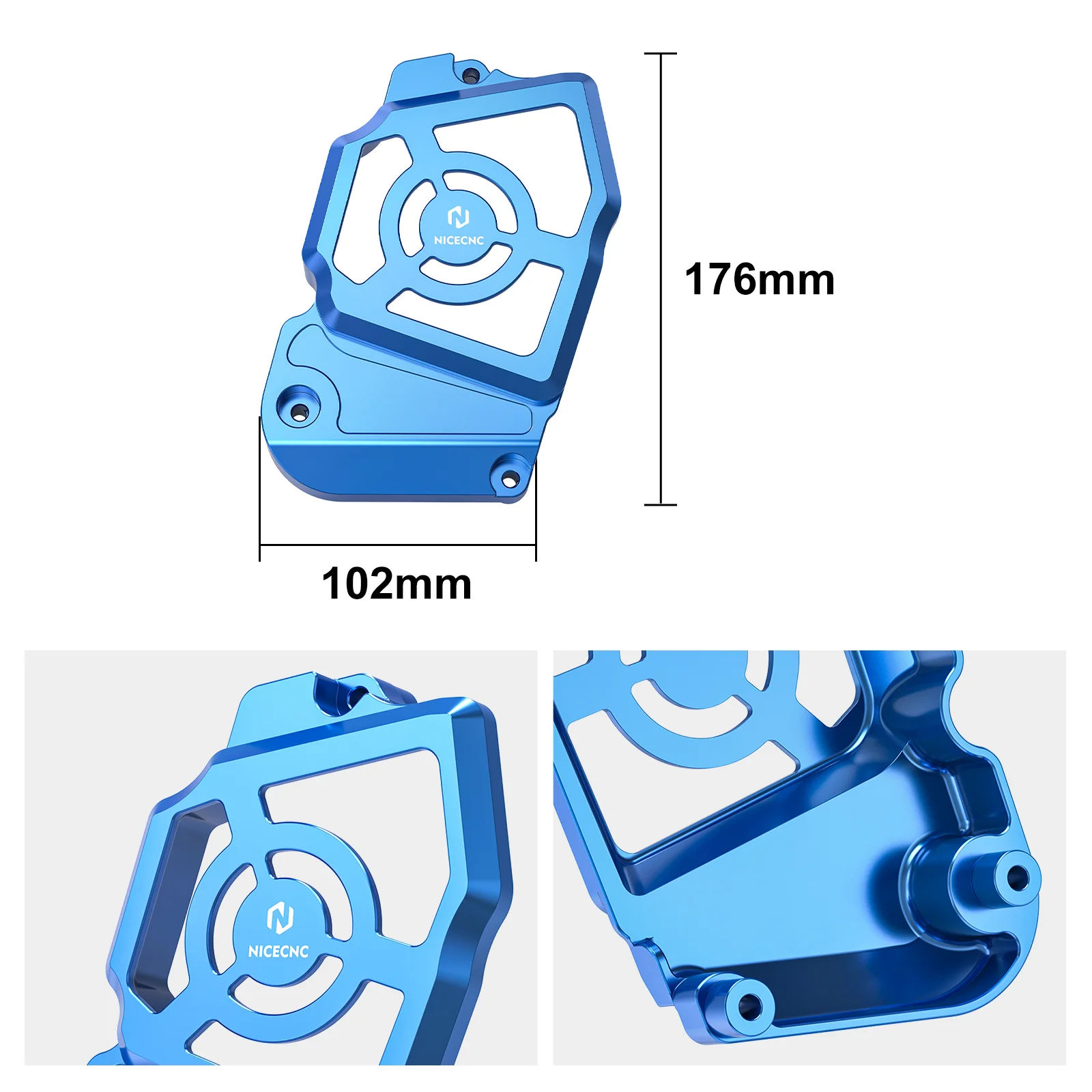 Engine Sprocket Cover Chain Guard Case Saver For Suzuki DR650 S / SE - Image 11