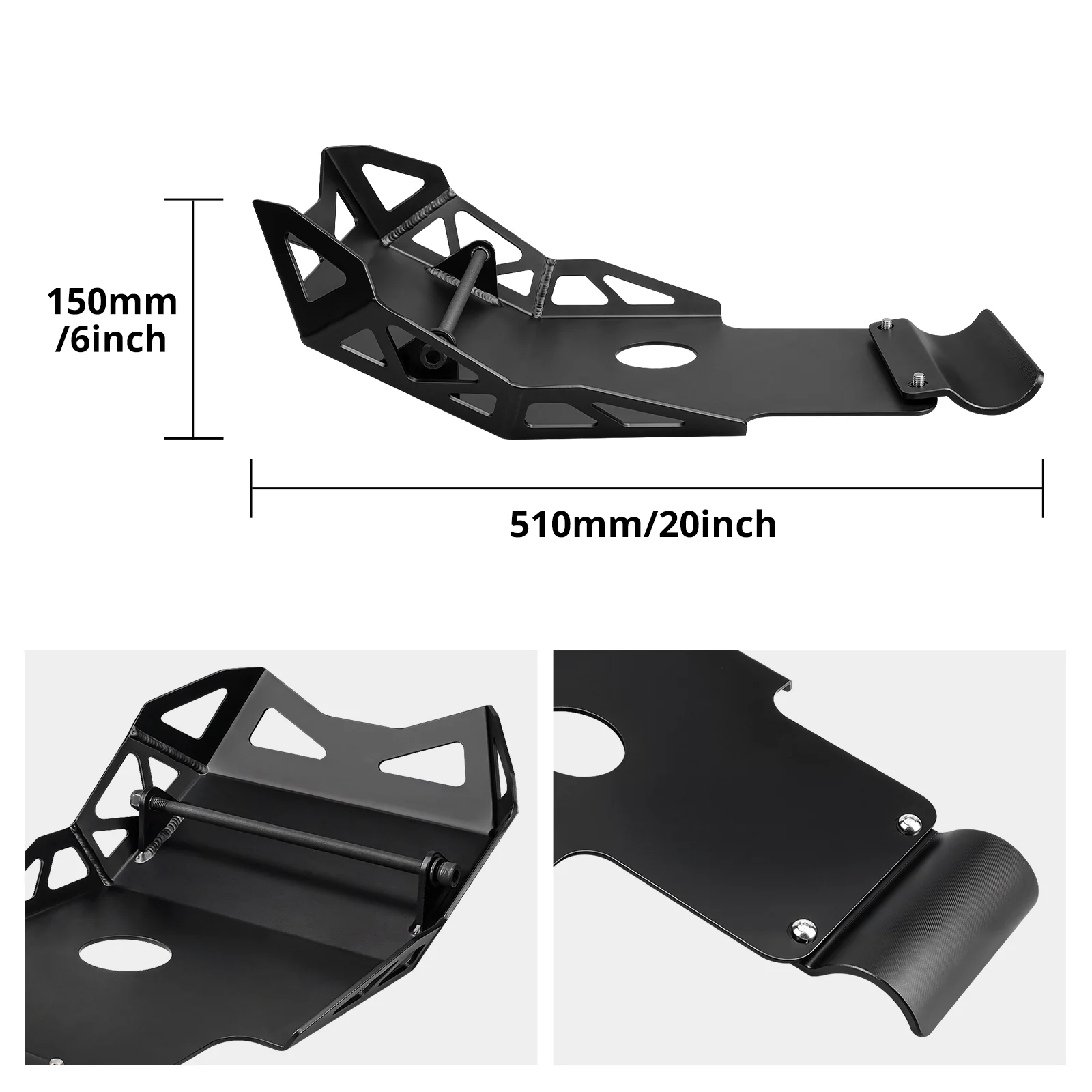 Front Skid Plate Engine Guard Linkage Protector For Suzuki DR650 S / SE 1996-2025 - Image 4