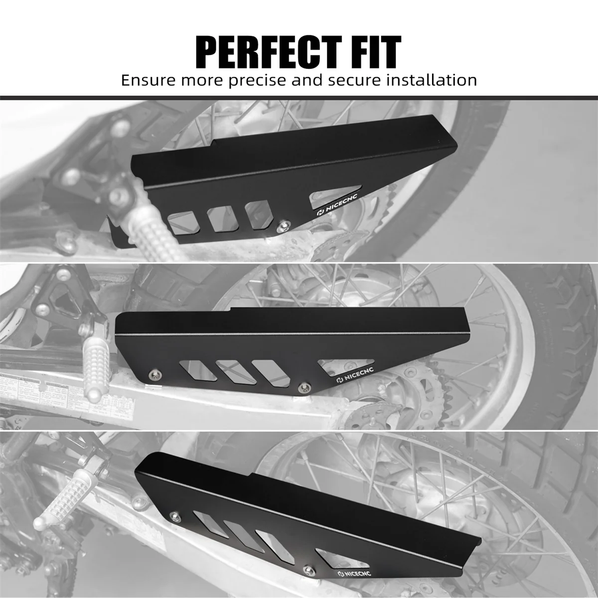 Rear Sprocket Cover Chain Guide Guard Protector For Suzuki DR650 S / SE - Image 4