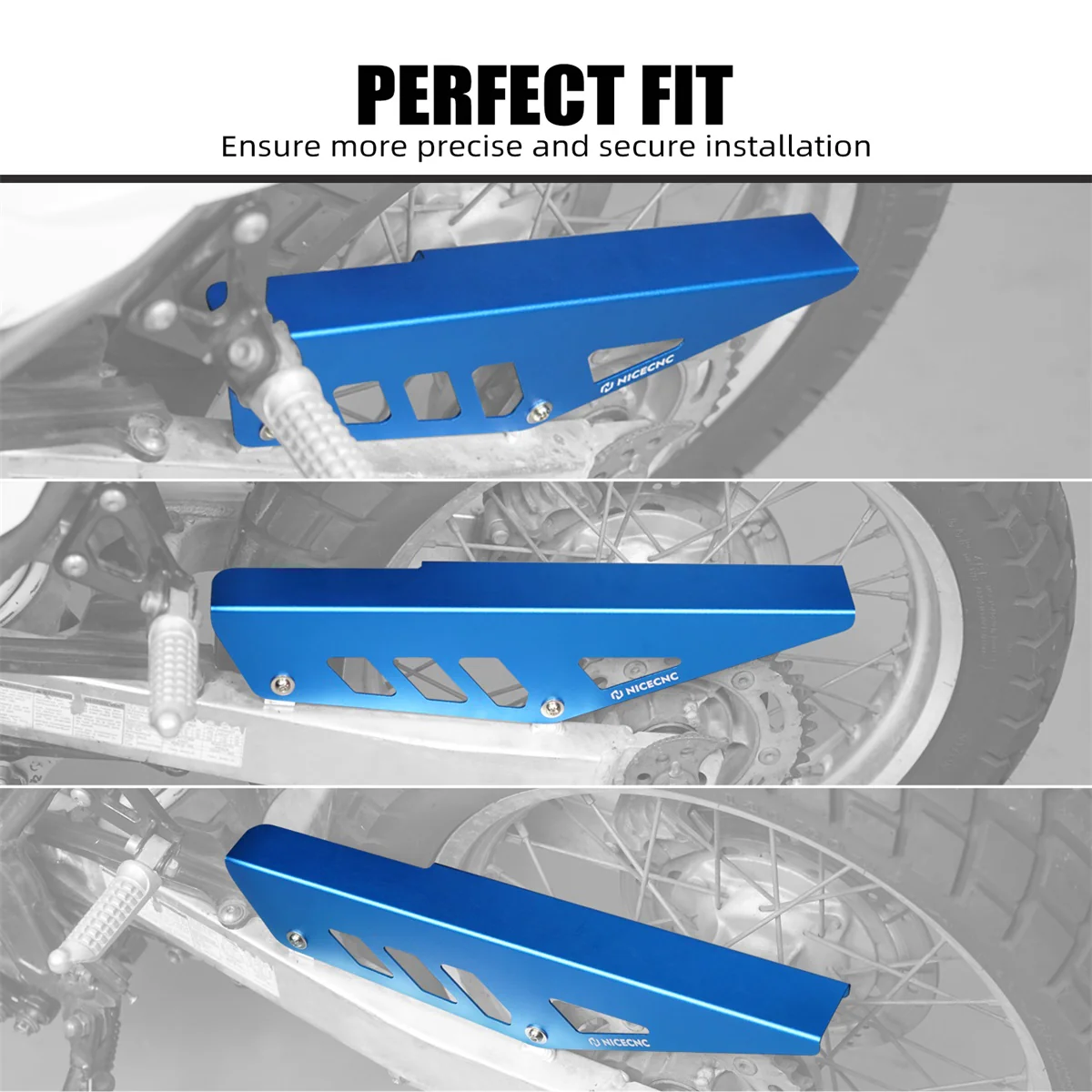 Rear Sprocket Cover Chain Guide Guard Protector For Suzuki DR650 S / SE - Image 5