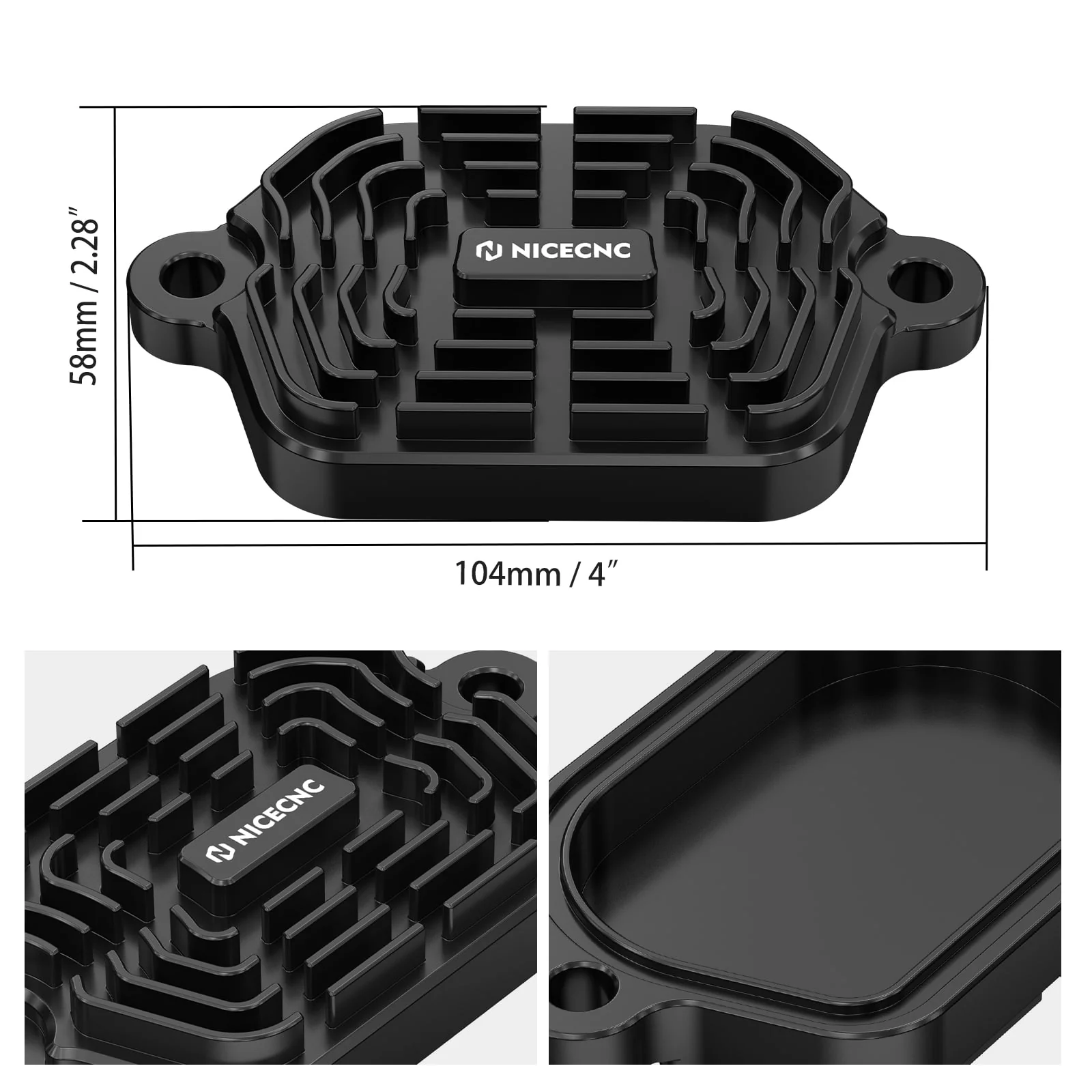 Finned Engine Valve Covers w/Rings Kit For Suzuki DR650 S / SE 1996-2024 - Image 5