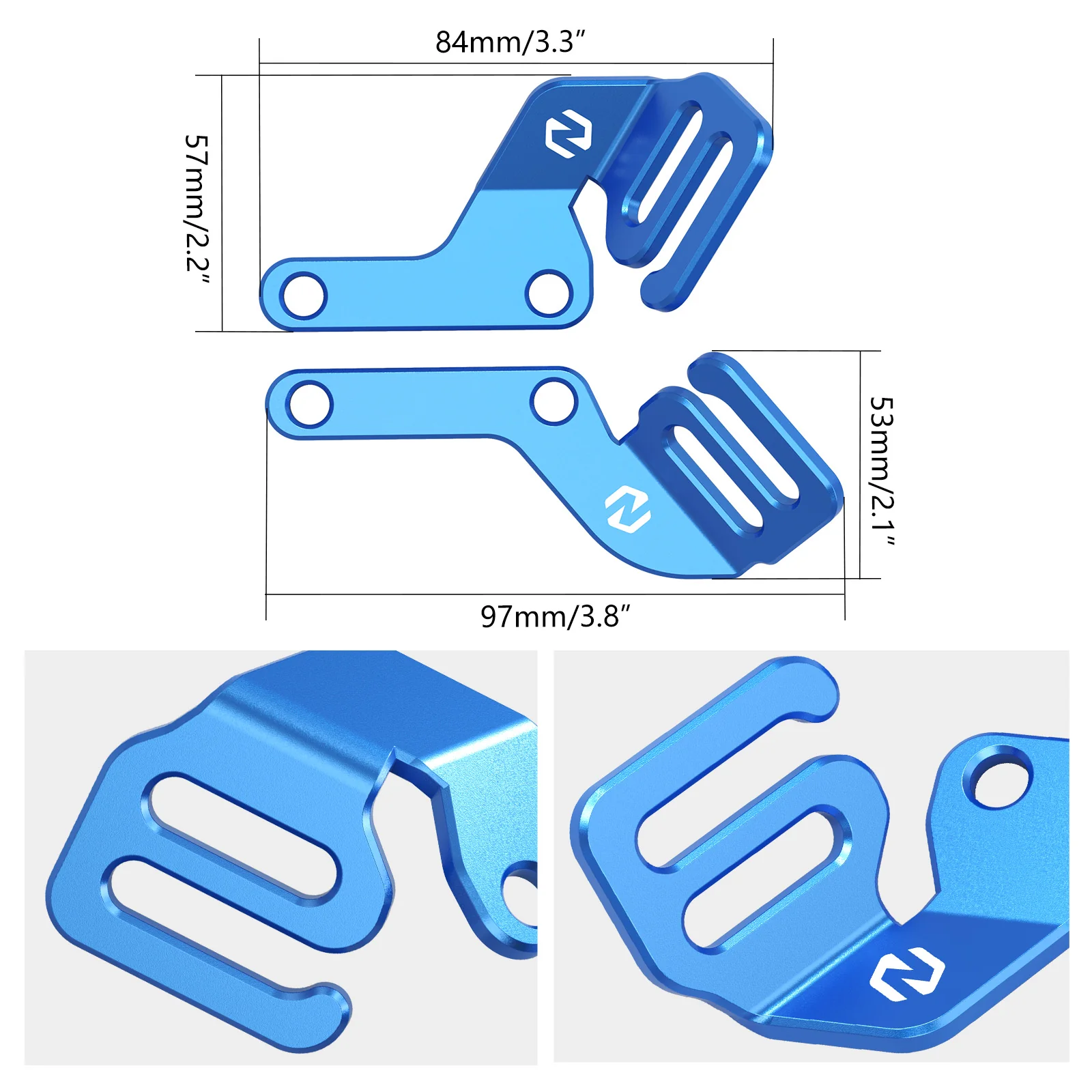 Tie Down Brackets Side Luggage Rack Holders For Suzuki DR650 S / SE 1996-2025 - Image 13