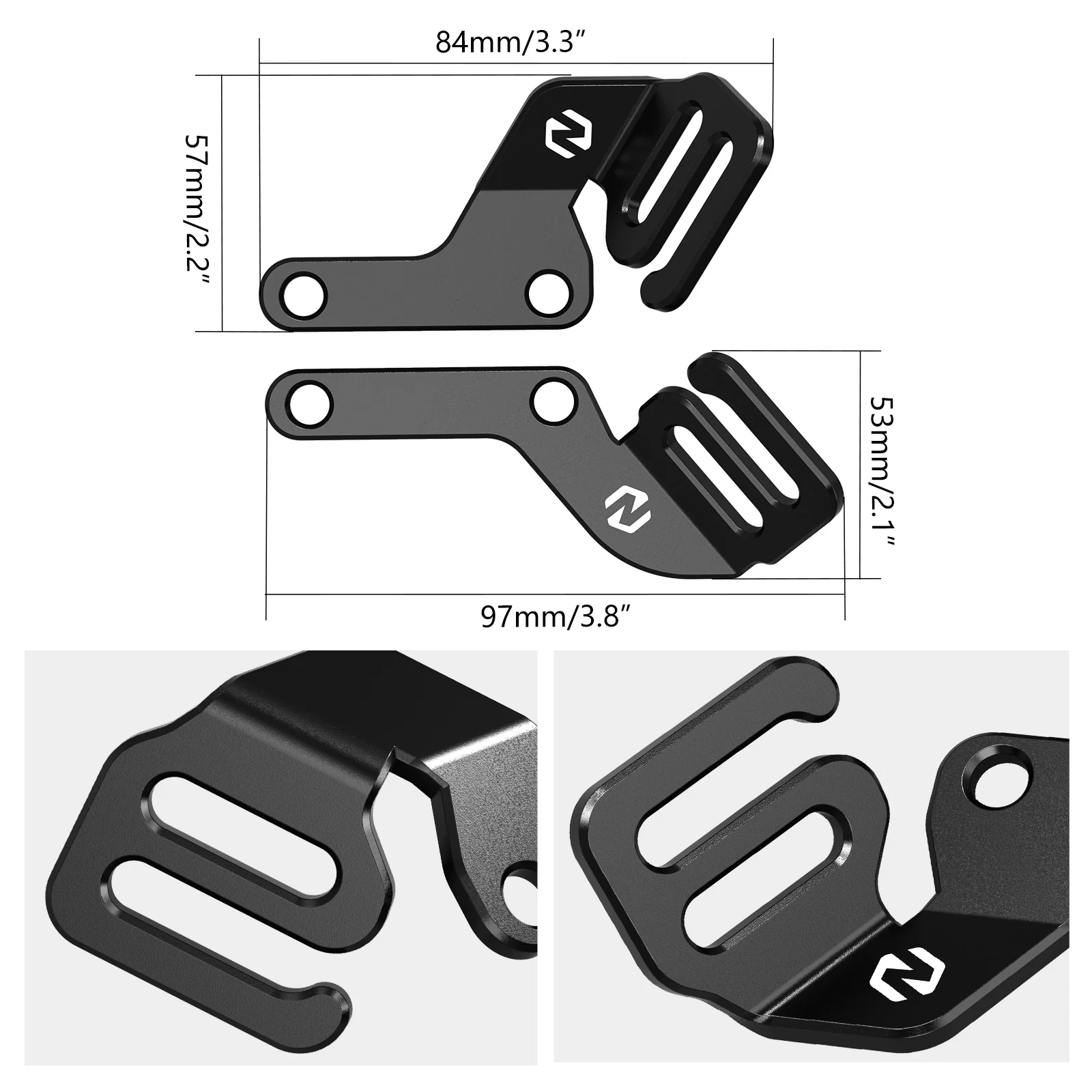 Tie Down Brackets Side Luggage Rack Holders For Suzuki DR650 S / SE 1996-2025 - Image 7