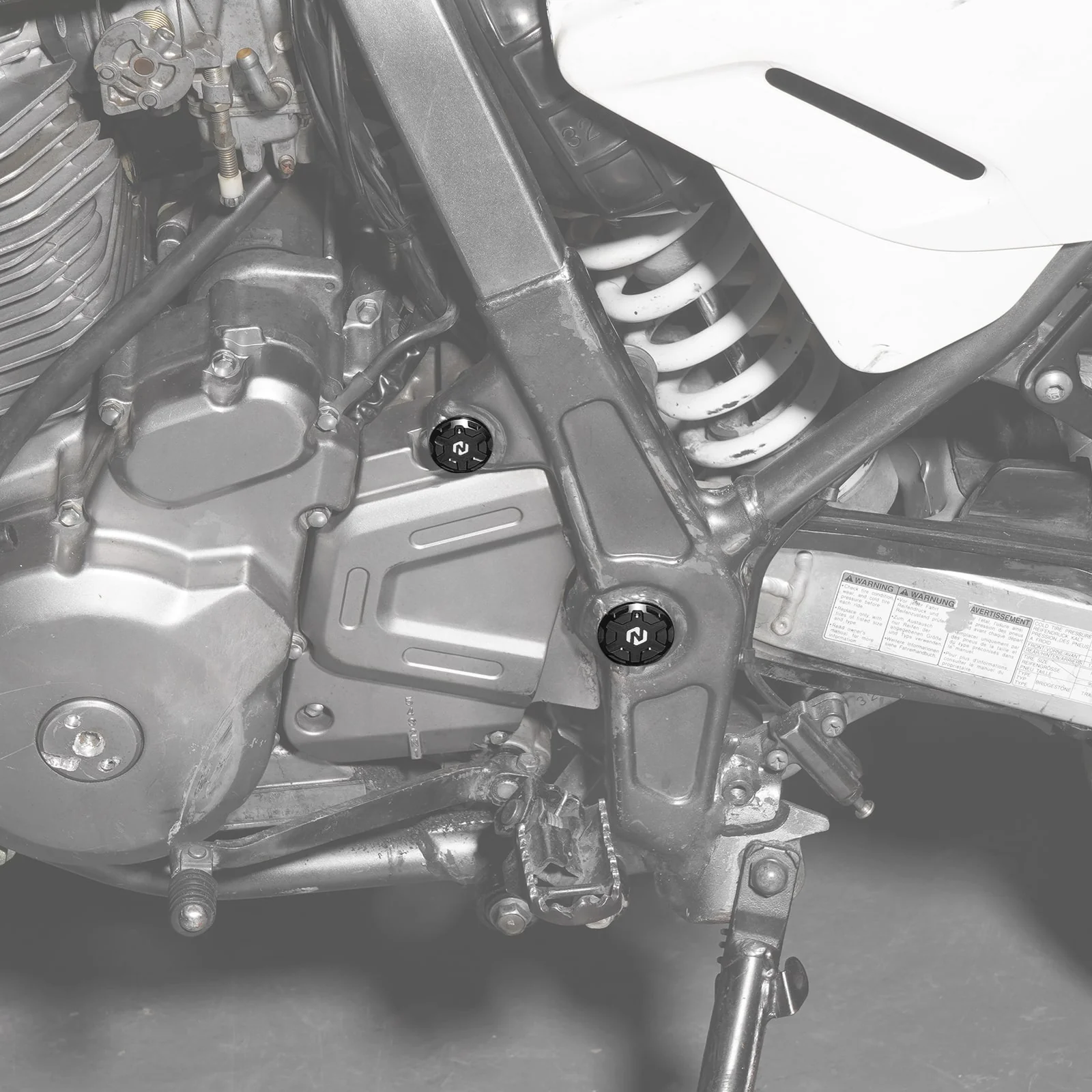 Swingarm Pivot Shaft Hole Block Caps Plugs Set For Suzuki DR650 S / SE 1996-2024 - Image 10