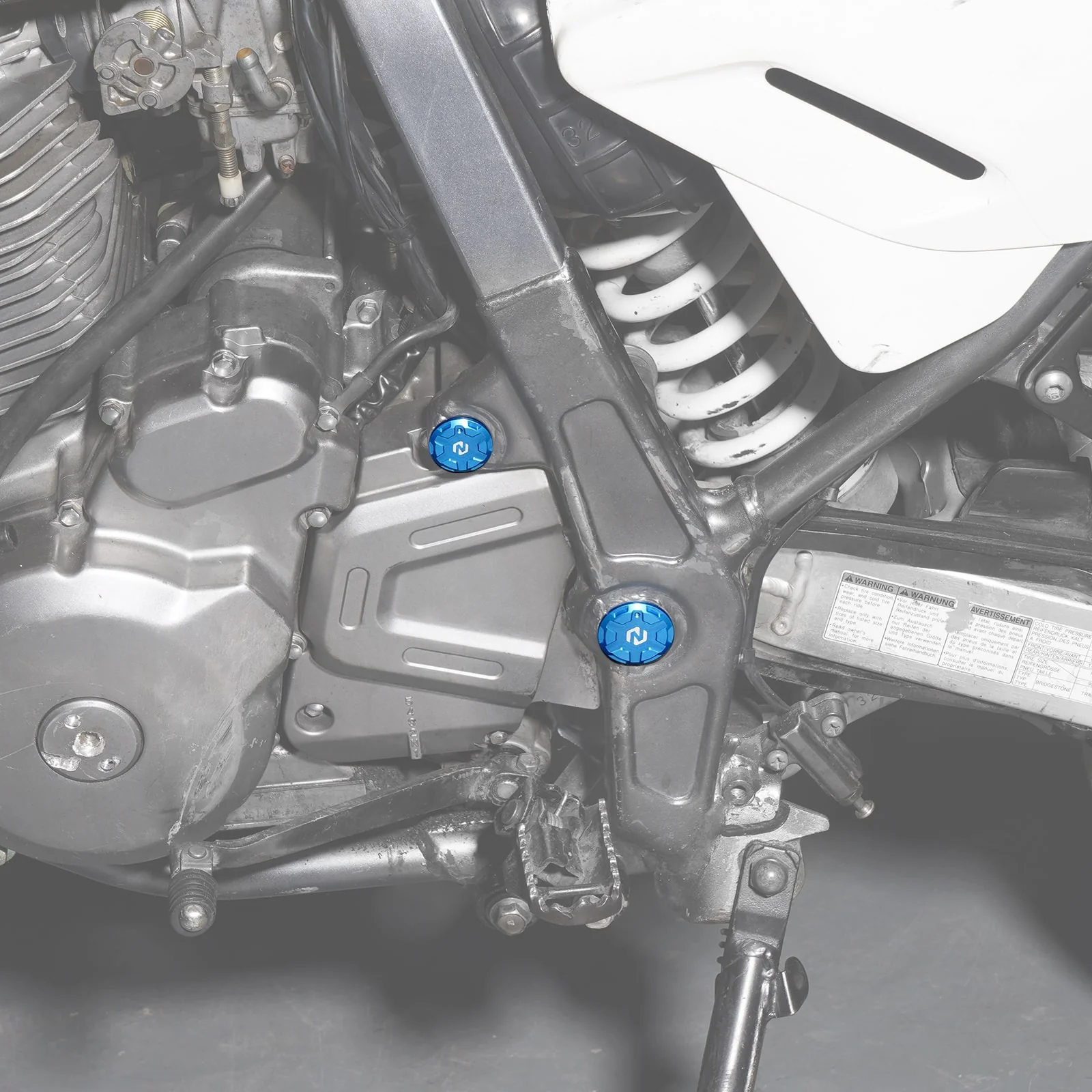 Swingarm Pivot Shaft Hole Block Caps Plugs Set For Suzuki DR650 S / SE 1996-2024 - Image 15