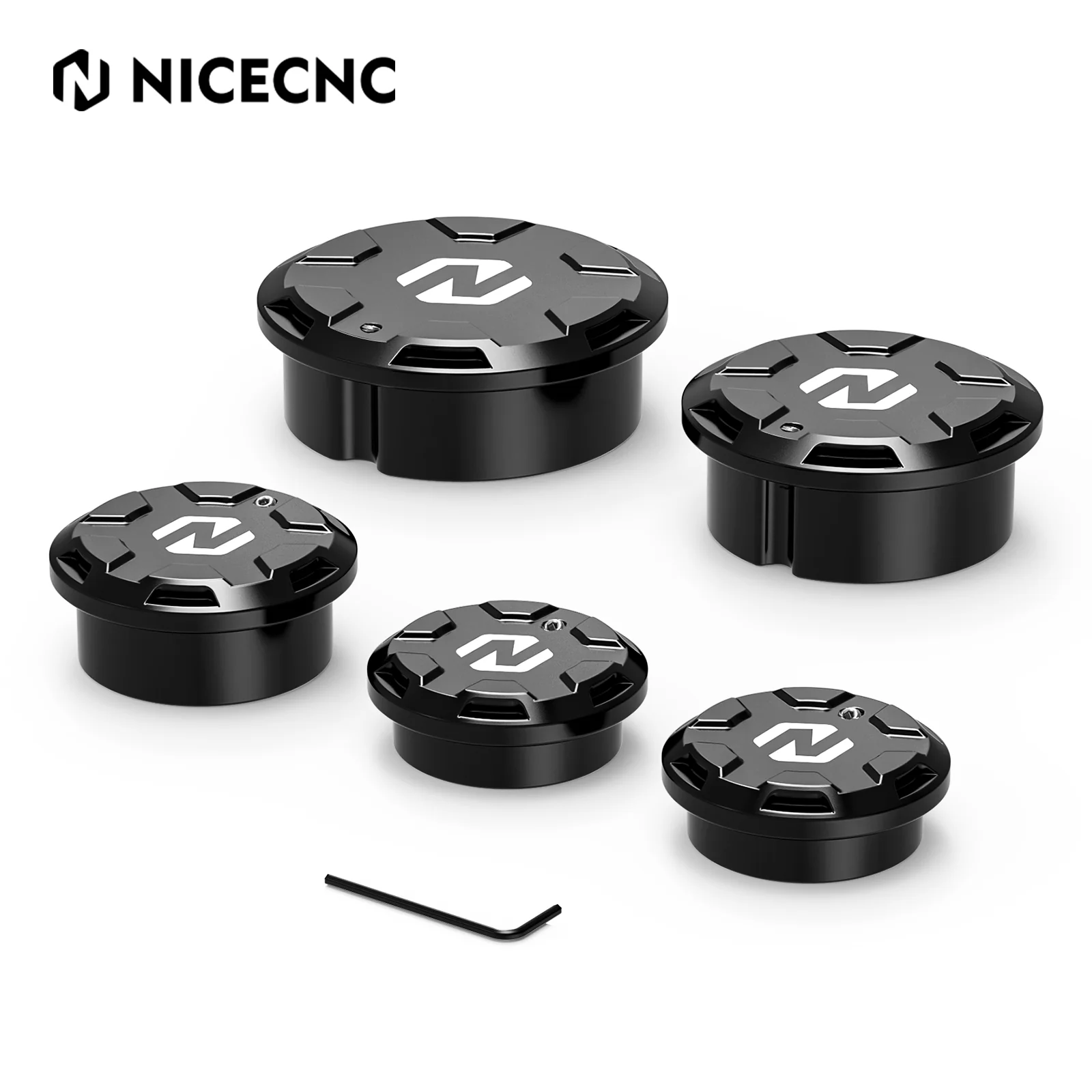 Swingarm Pivot Shaft Hole Block Caps Plugs Set For Suzuki DR650 S / SE 1996-2024 - Image 6