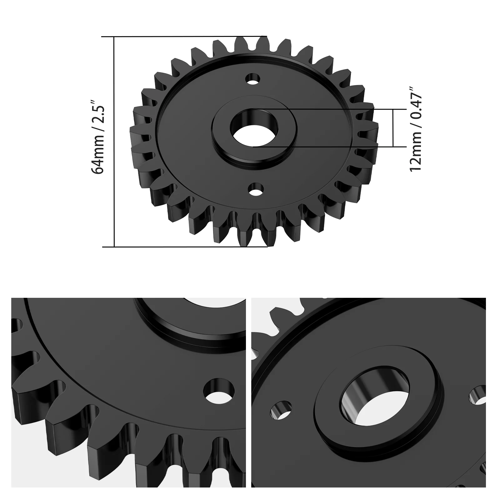 7075 Aluminum Engine Oil Pump Idler Gear CNC For Suzuki DR650 S / SE 1996–2025 - Image 4