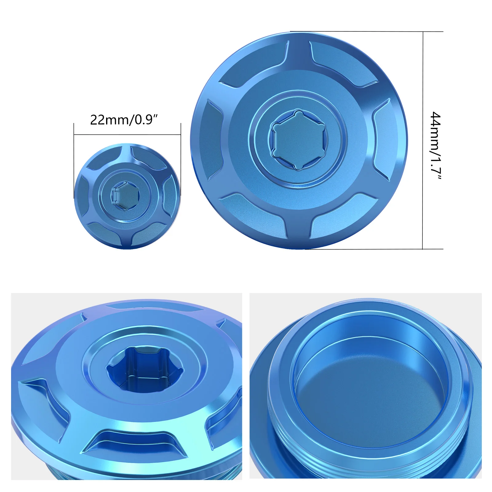 Engine Timing Crankshaft Inspection Plugs Caps For Suzuki DR650 S / SE 1996-2025 - Image 14
