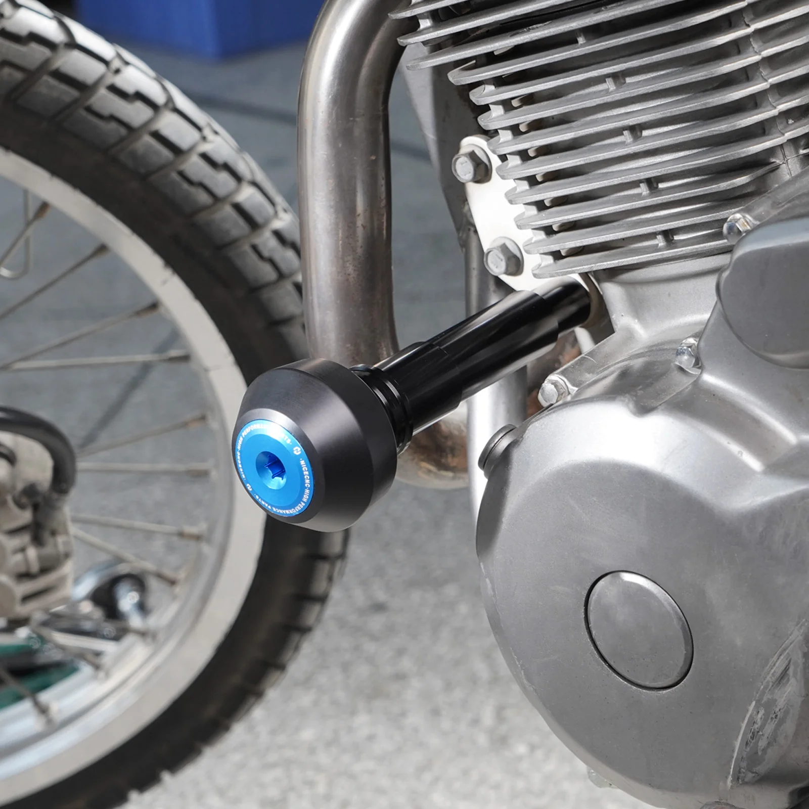 Frame Sliders Engine Guard Crash Protector For Suzuki DR650 S / SE 1996–2025 - Image 2